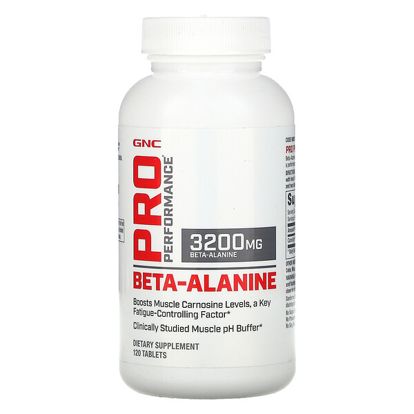 Pro Performance, Бета-аланин, 800 мг, 120 таблеток GNC