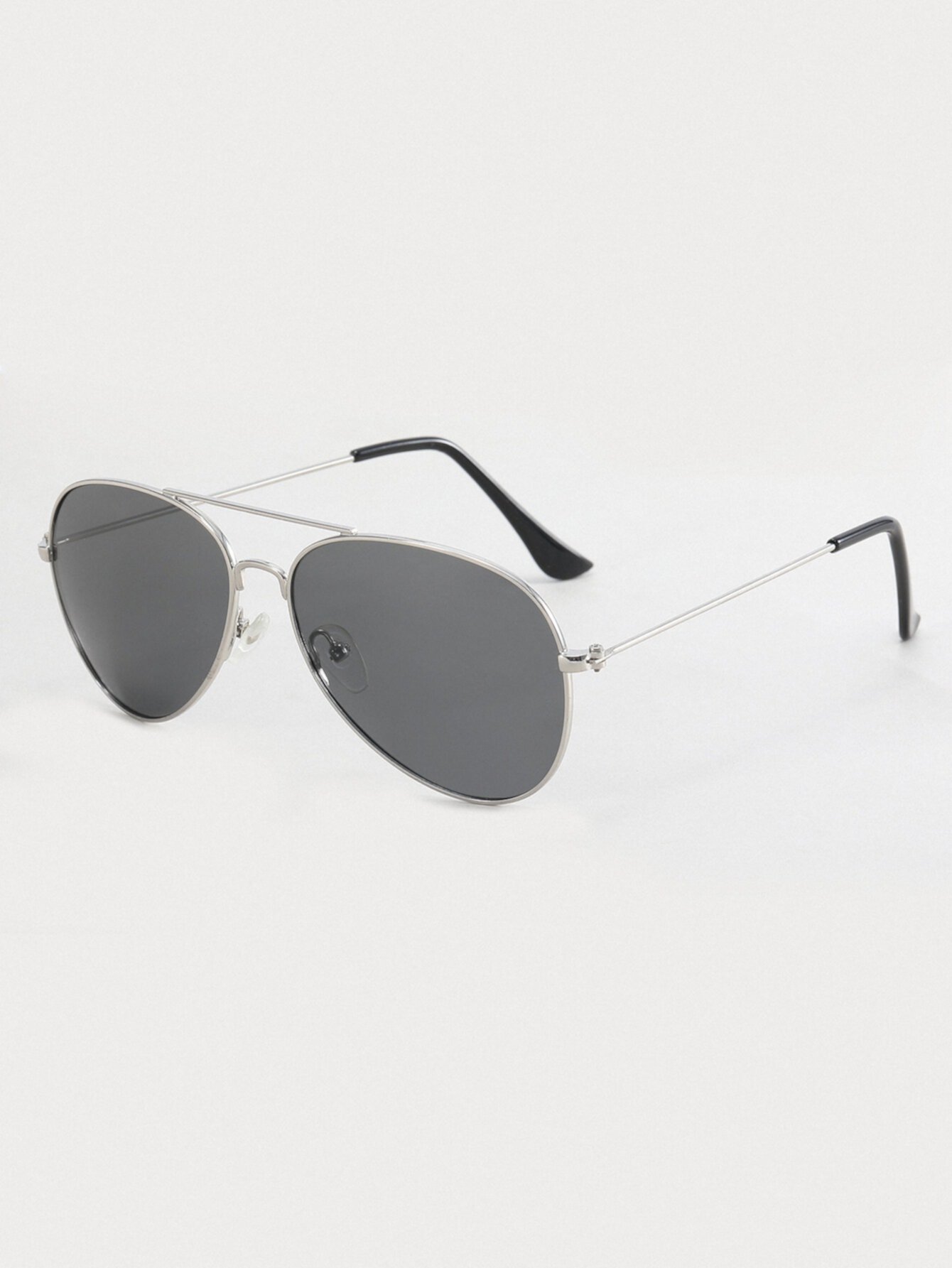 Мужские солнцезащитные очки-авиаторы в металлической оправе SHEIN