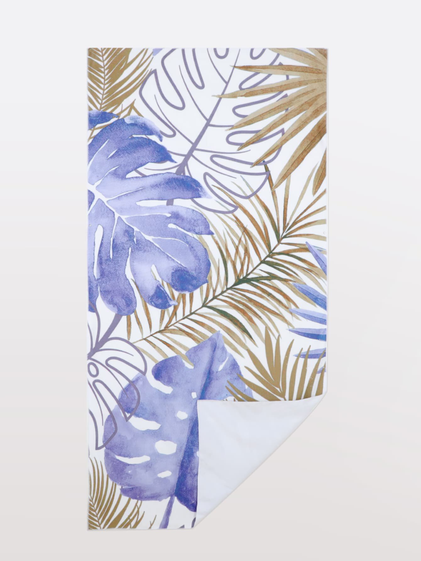 Пляжное одеяло с принтом растений SHEIN