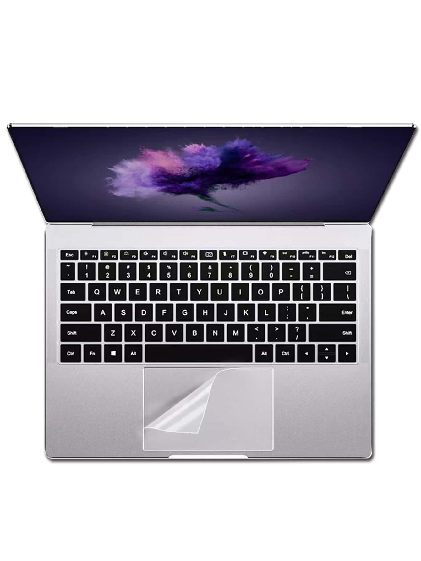 1шт Чехол прозрачный совместимый с MacBook Air SHEIN