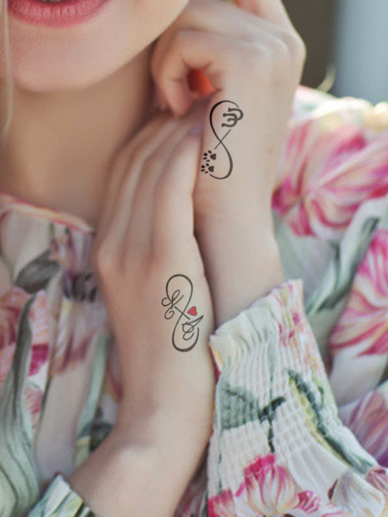 Татуировка с текстовым принтом 30 листов SHEIN