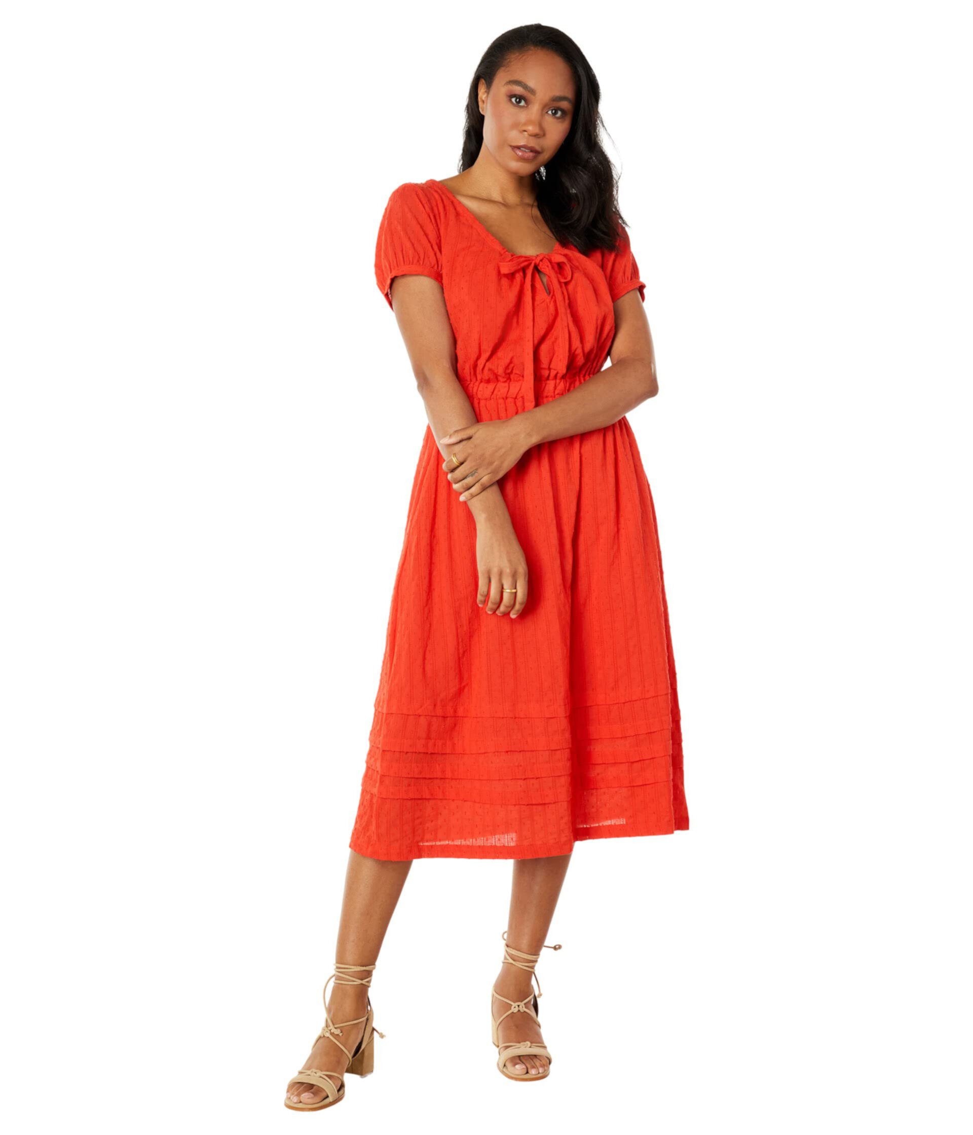 Strawberry Waves Midi Dress Lost + Wander