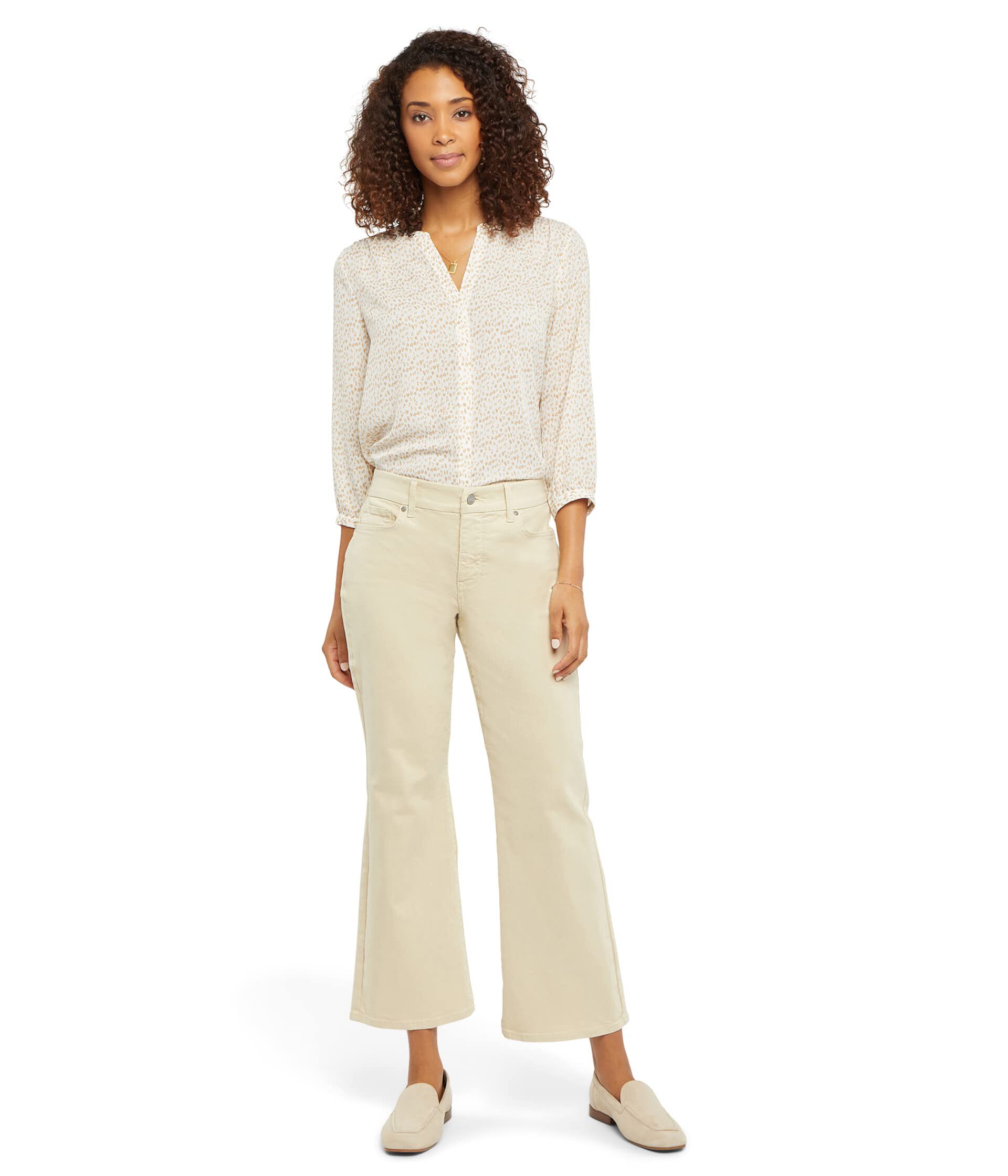 Waist Match Relaxed Flare in Butter Nydj