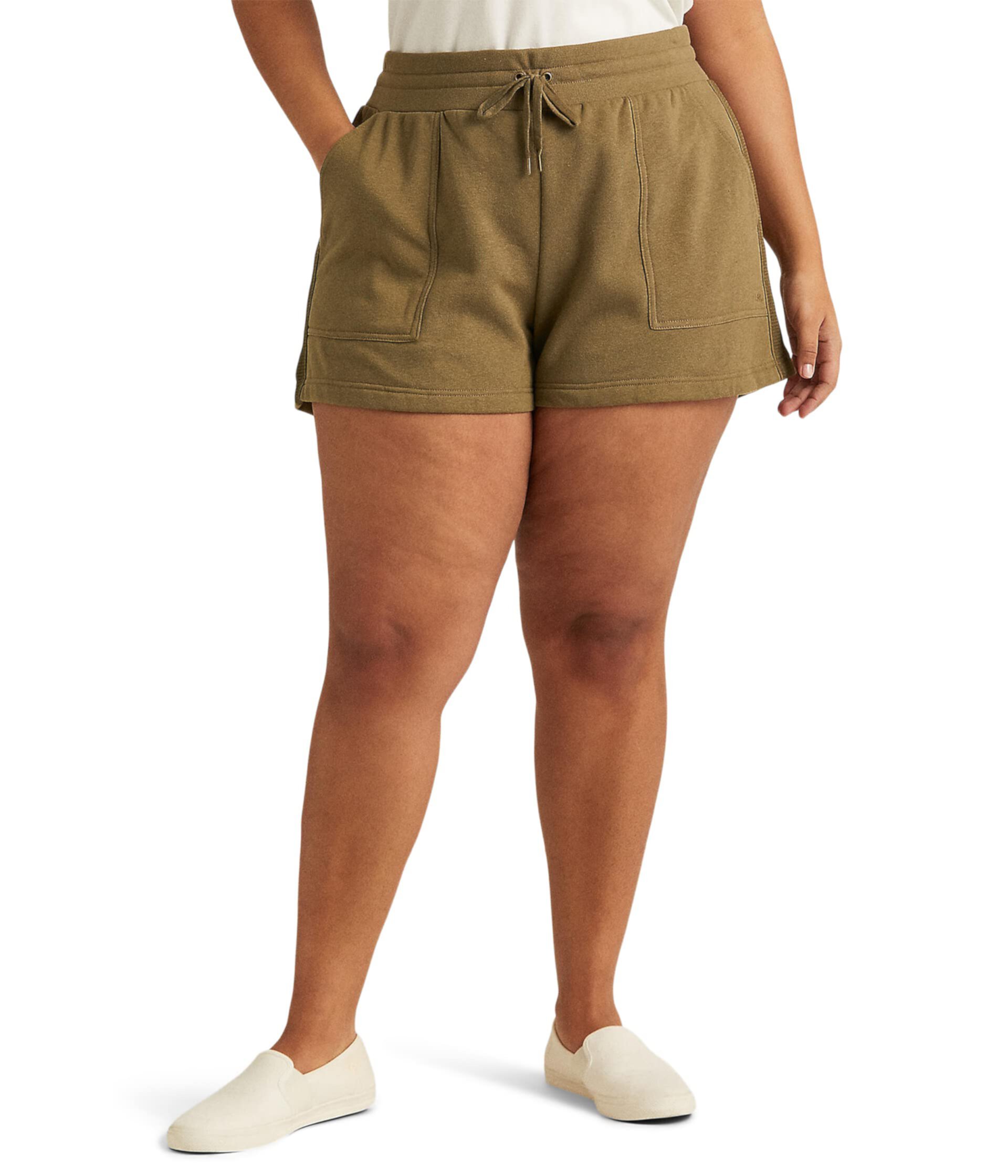 Plus Size Fleece Athletic Shorts LAUREN Ralph Lauren