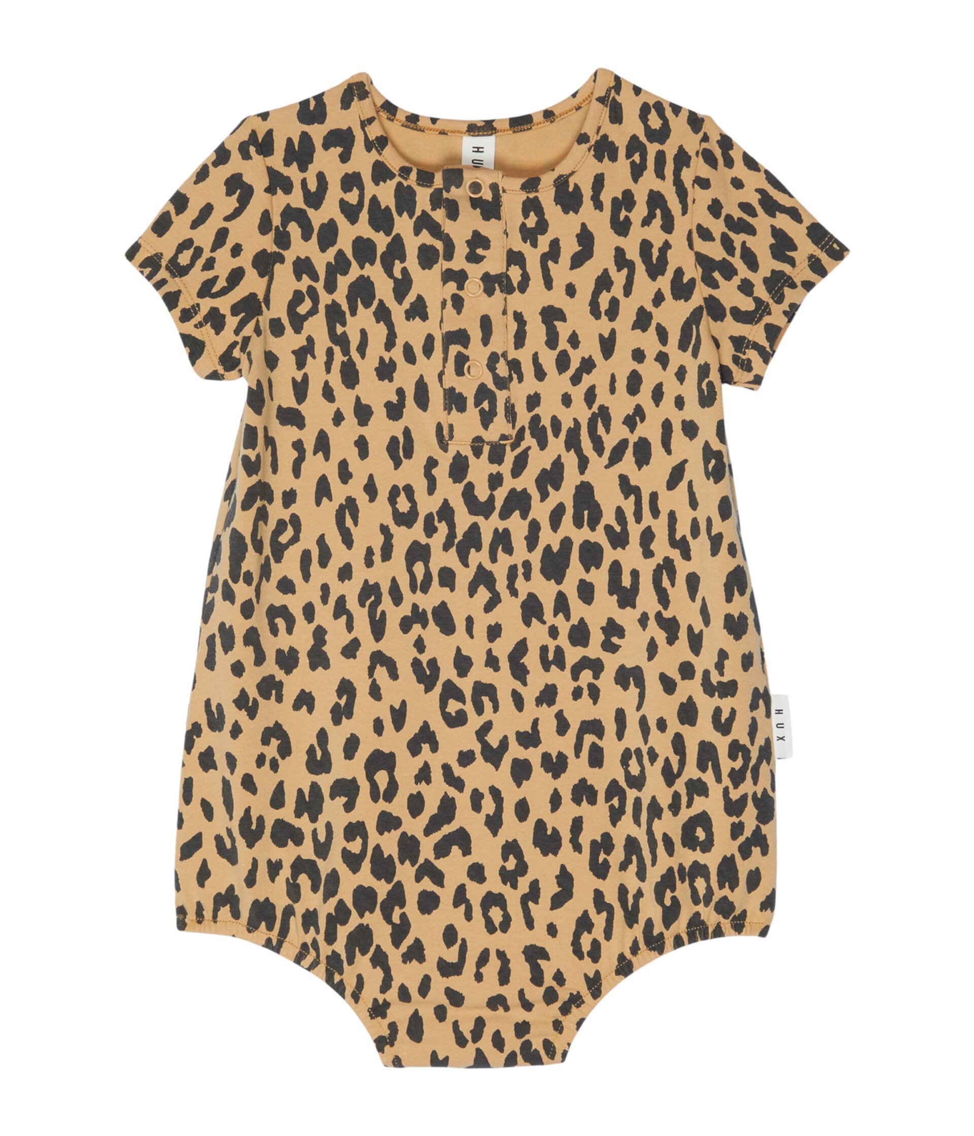 Leopard Bubble One-Piece (Infant) Huxbaby