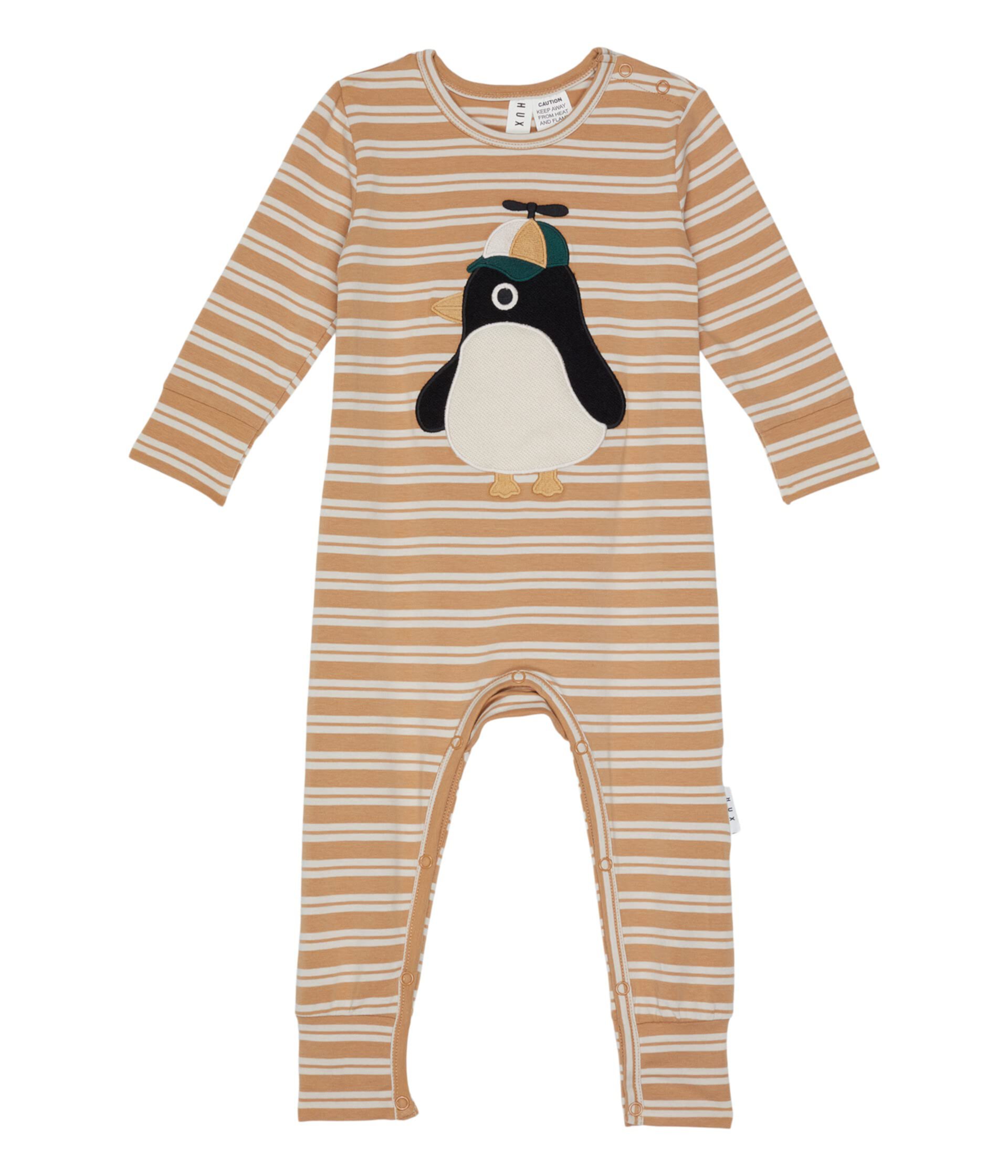 Полосатый комбинезон Cool Penguin (для младенцев) HUXBABY