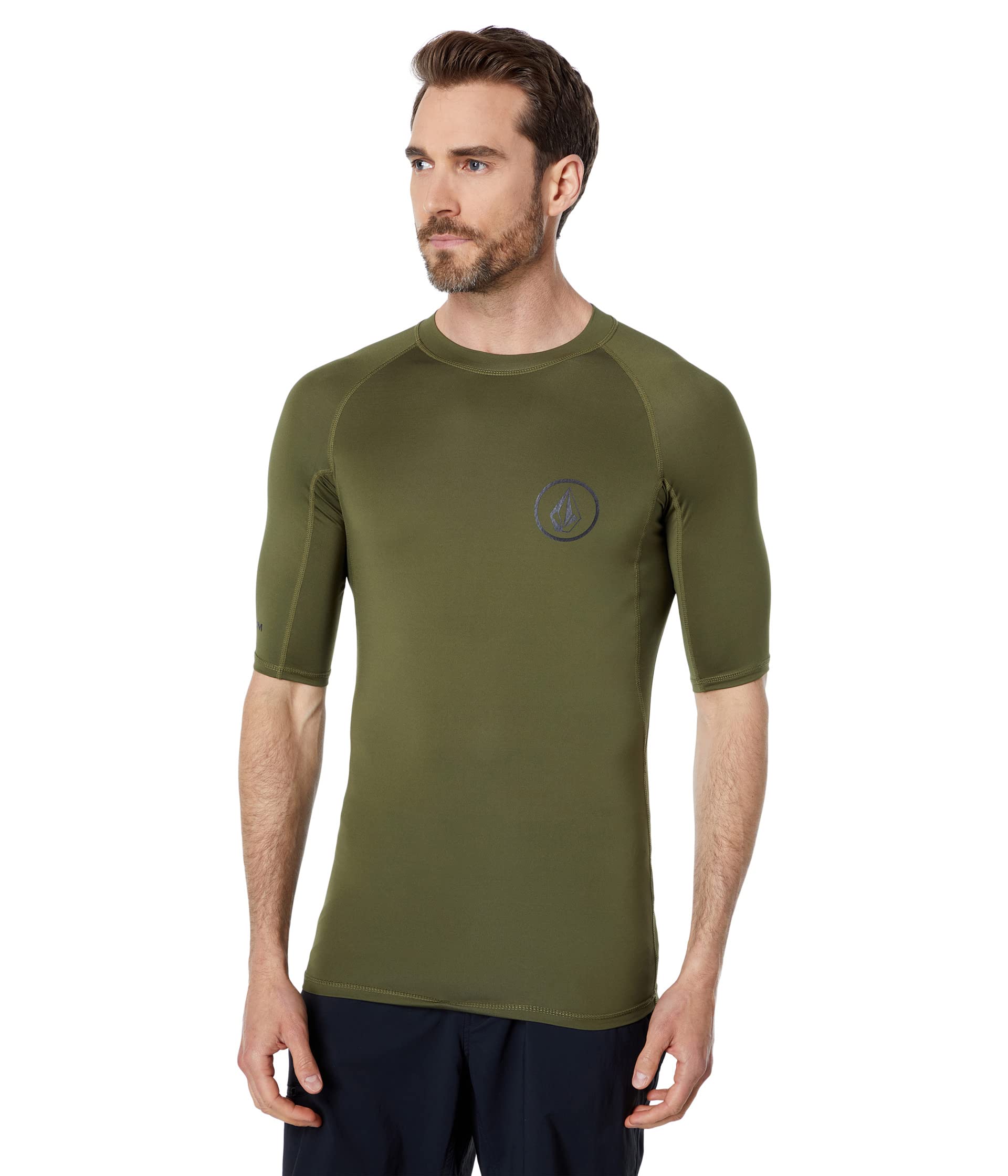 Lido Solid Regular Fit Short Sleeve Rashguard Volcom