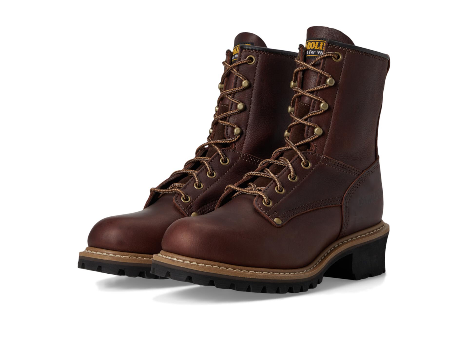 Мужские Рабочие ботинки Carolina Elm Plain Toe Logger Steel Toe 1821 Carolina