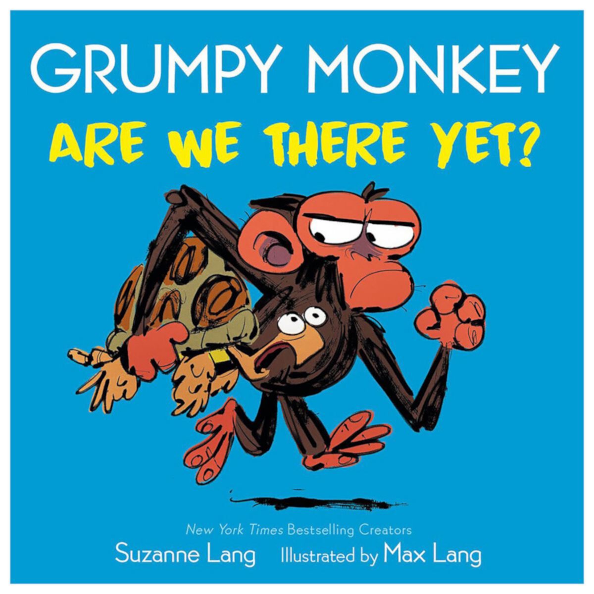 Сварливая обезьяна Мы уже там? Детская книга Сюзанны Лэнг Penguin Random House