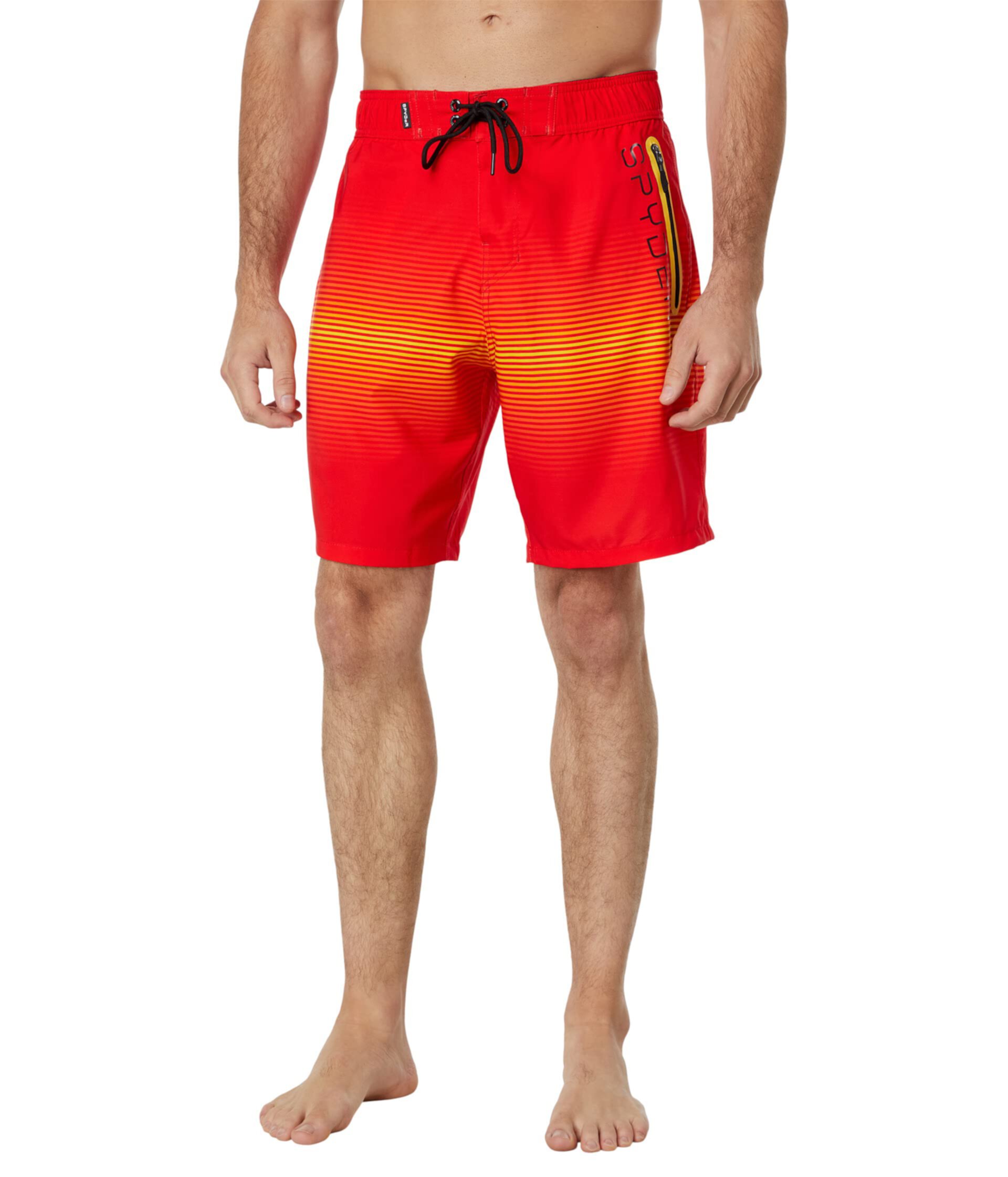 Double Ombre Stripes 19" Elastic Waist Boardshorts Spyder