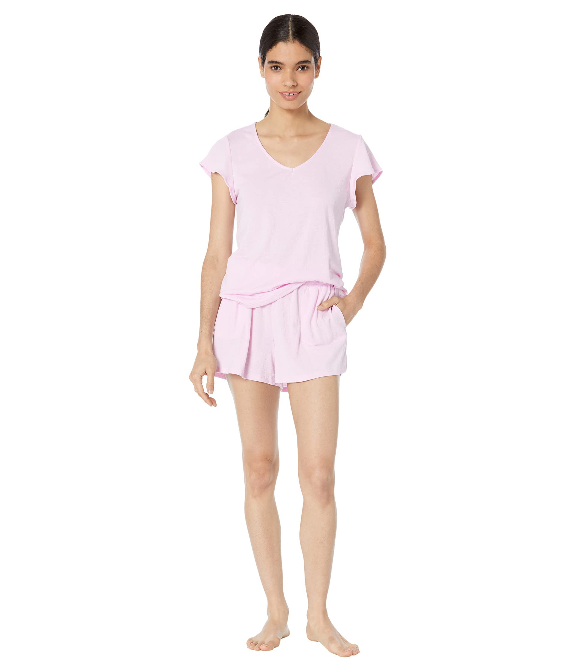 Two-Piece Flutter Tee & Shorts Splendid