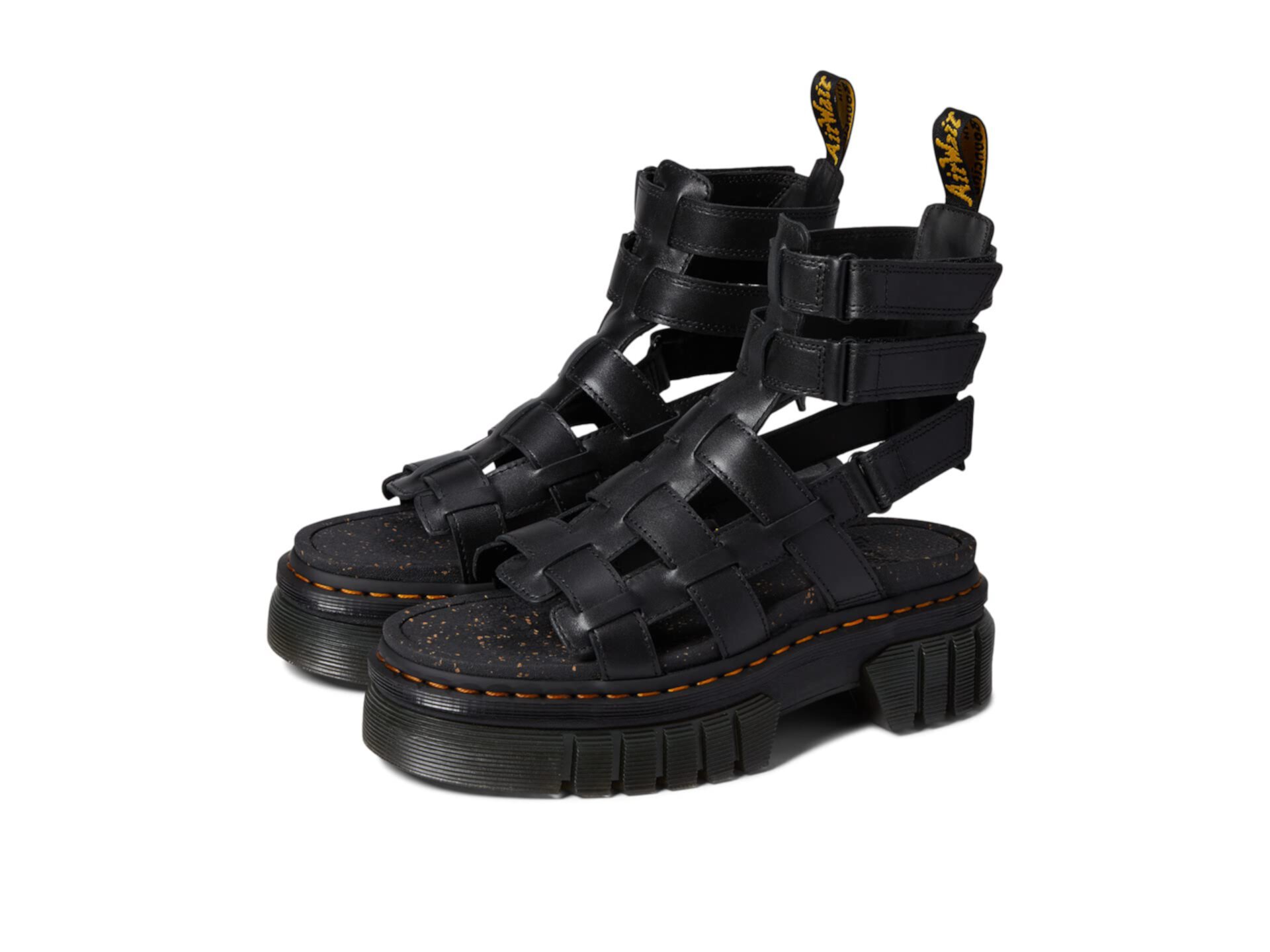 Сандалии Ricki Gladiator от Dr. Martens с мягким верхом из кожи и амортизирующей стелькой Dr. Martens