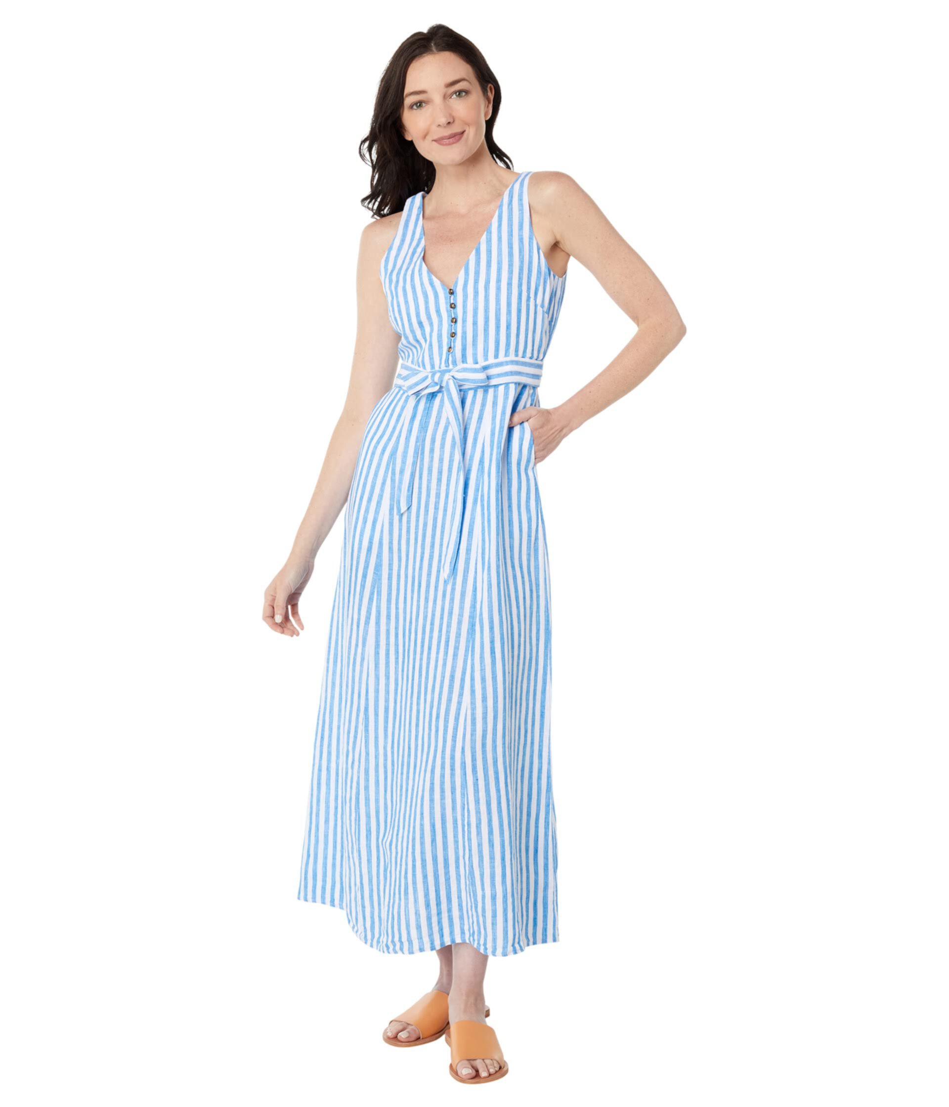 Платье макси Isla - французские синие полосы Hatley