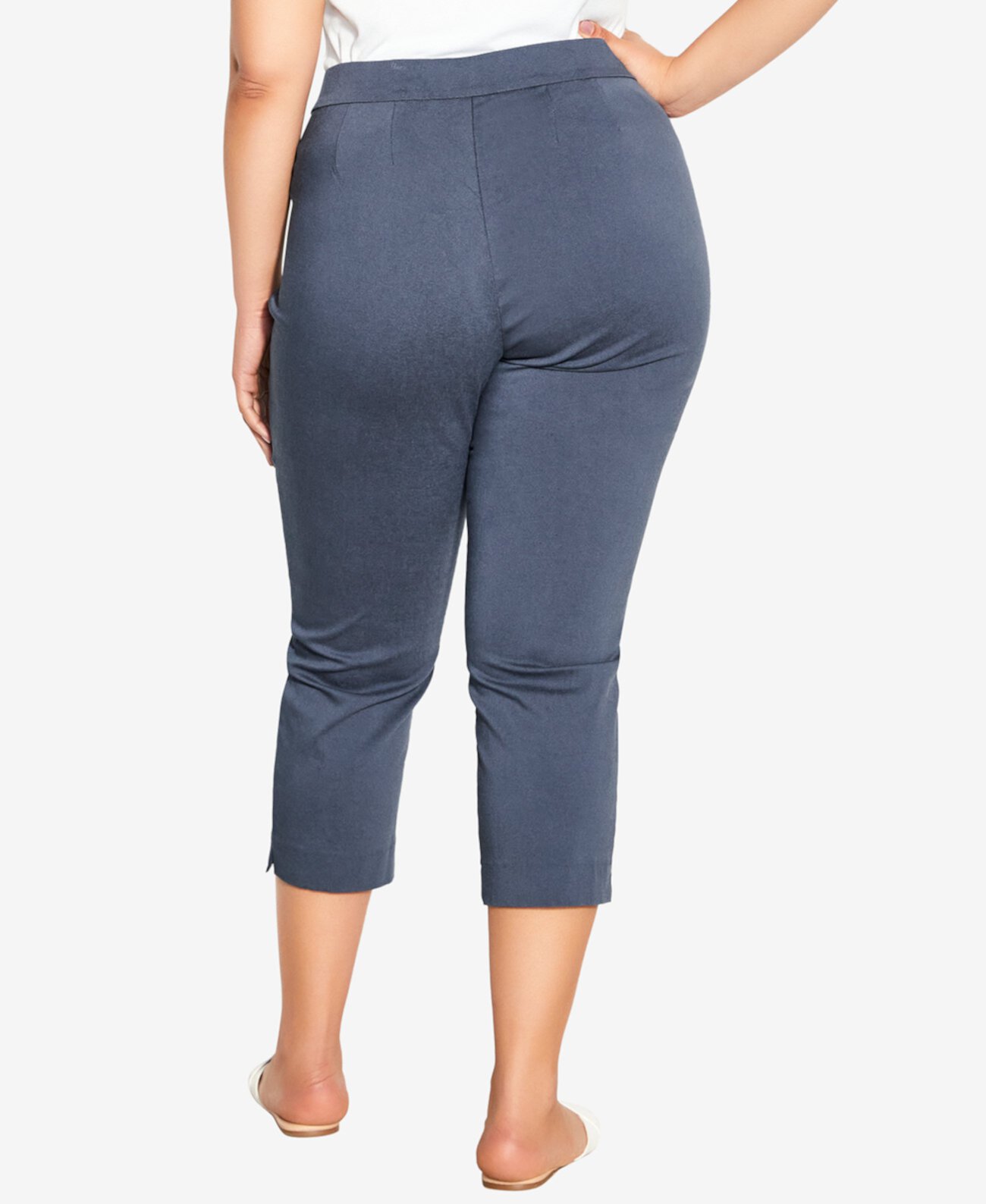 Женские Бриджи AVENUE Plus Size Super Stretch Crop High Rise Pant AVENUE