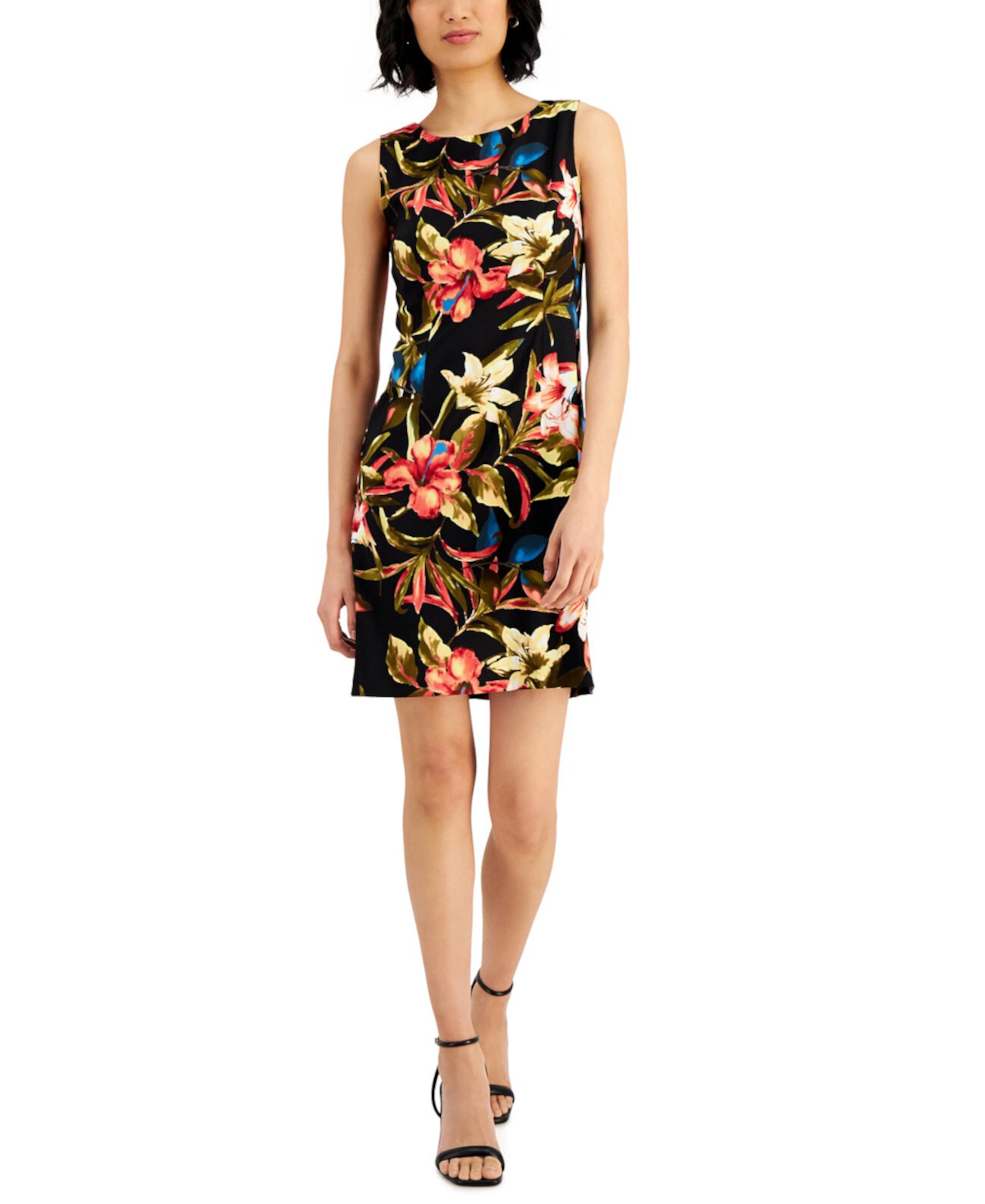 Женское платье-футляр с цветочным принтом Connected
