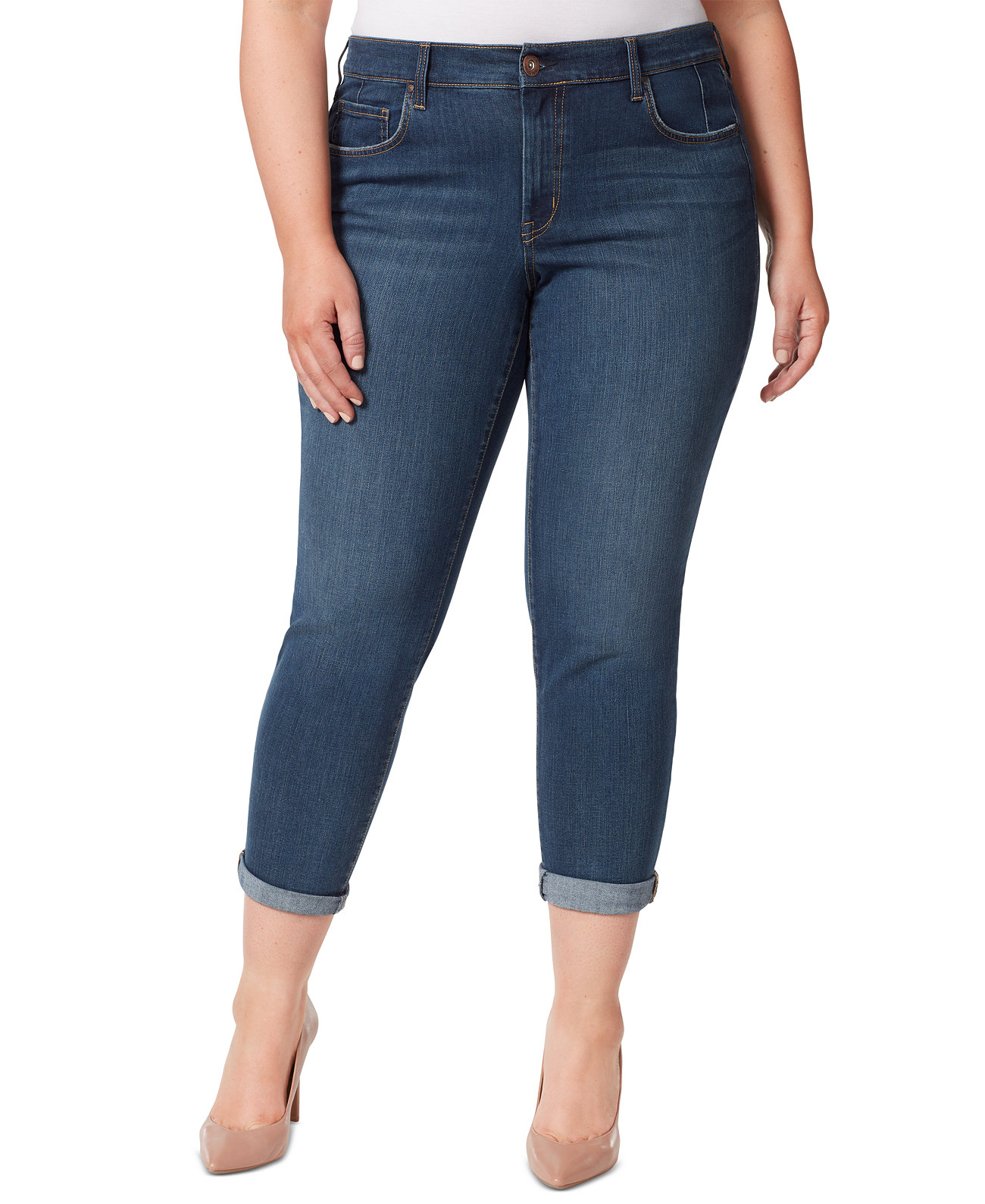 Модные джинсы-скинни Mika Best Friend больших размеров Jessica Simpson