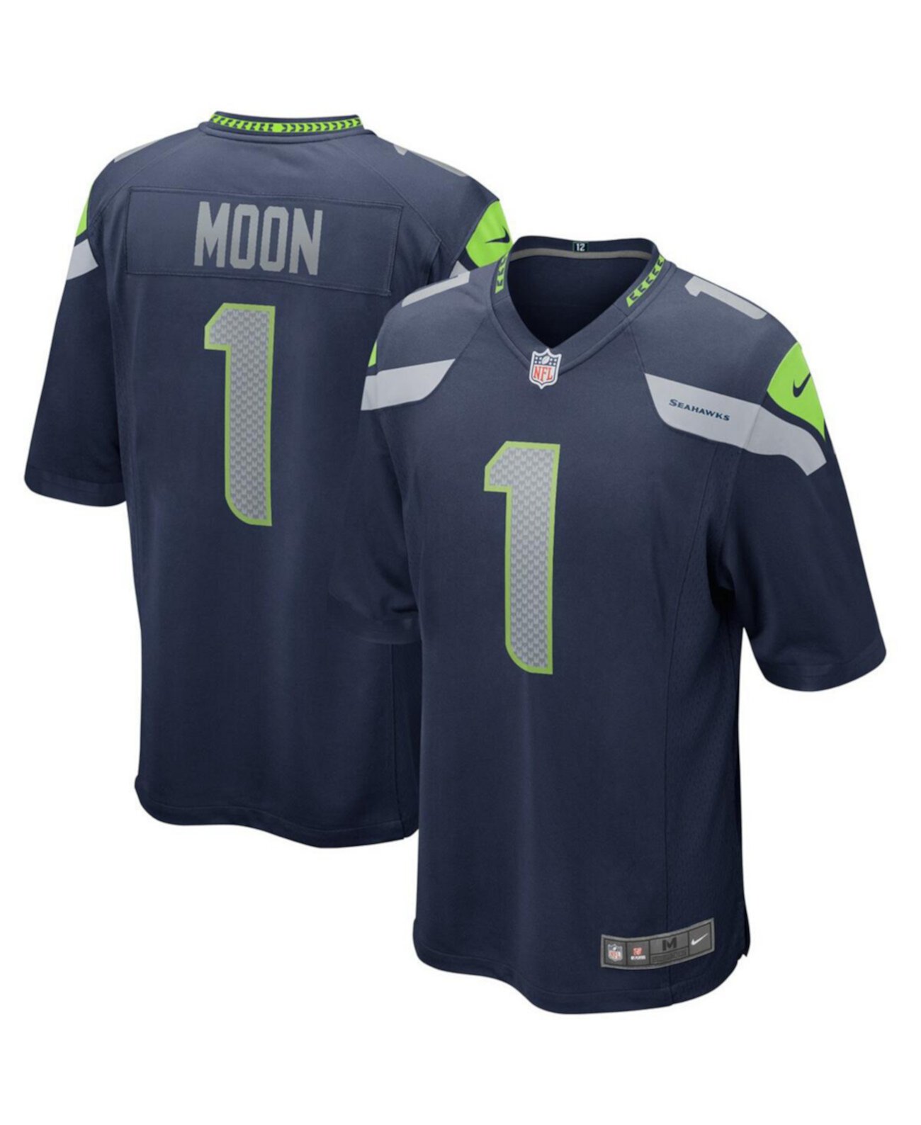 Игровая футболка для мужчин с коротким рукавом Nike Seattle Seahawks Warren Moon Nike