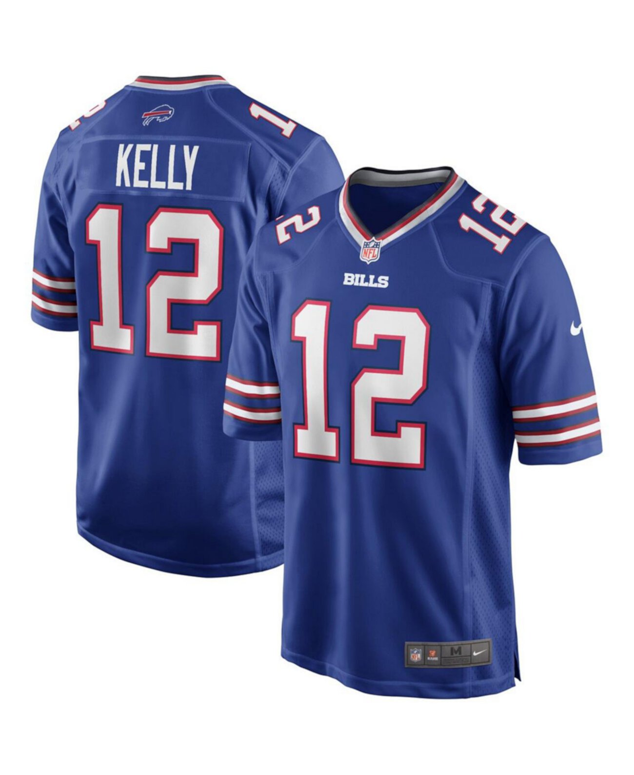 Мужское Джерси Nike Jim Kelly Royal Buffalo Bills Играющий Игрок на Пенсии Nike