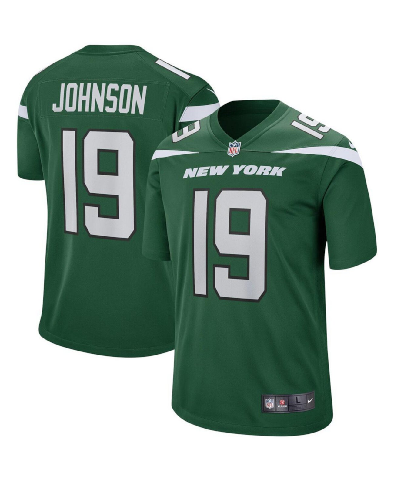 Мужское Джерси Nike Keyshawn Johnson Gotham Green New York Jets Nike