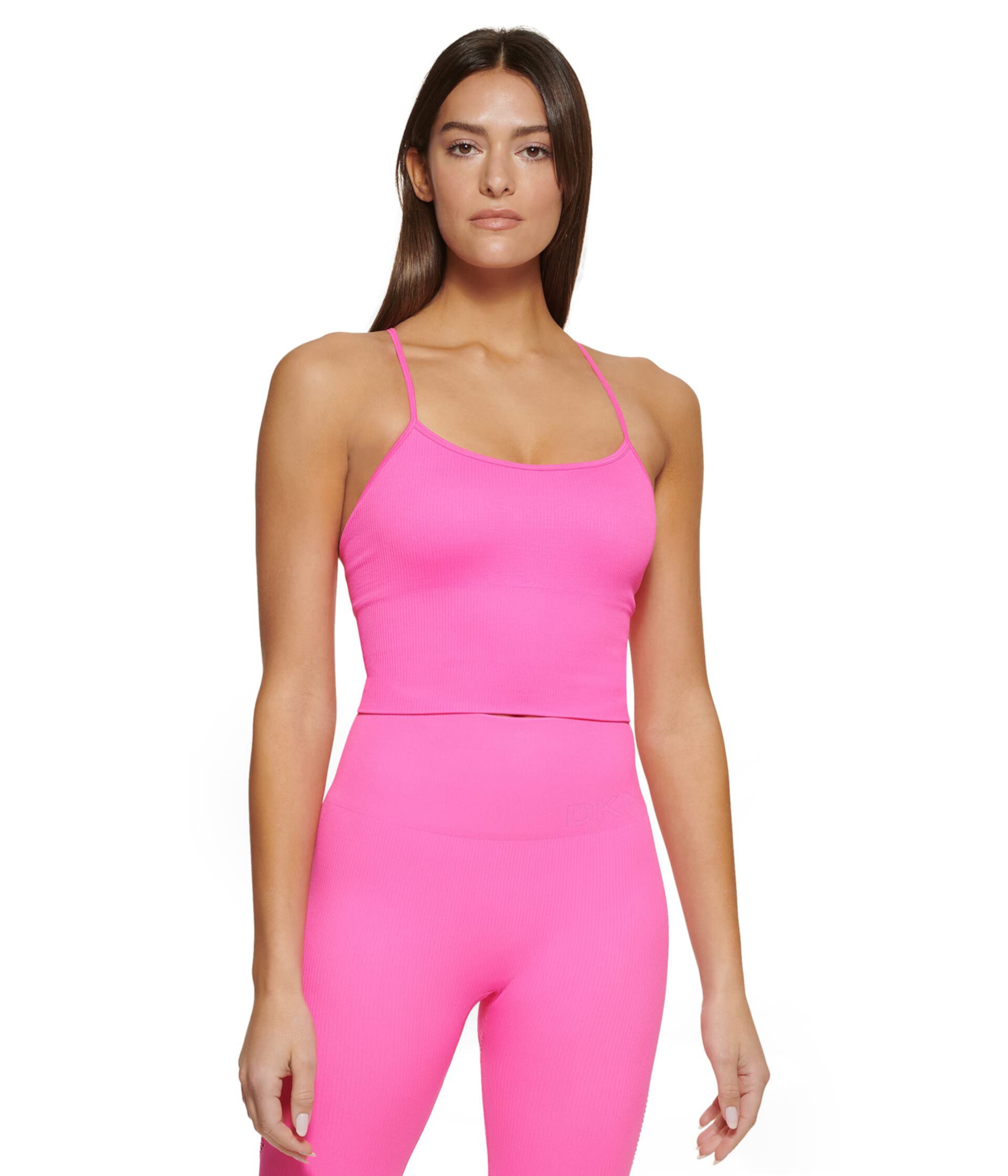 Ribbed Seamless Strappy Tank Dkny