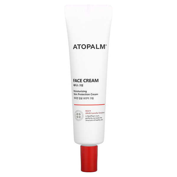 Face Cream, Увлажняющий защитный крем для кожи, 1,1 ж. унц. (35 мл) Atopalm