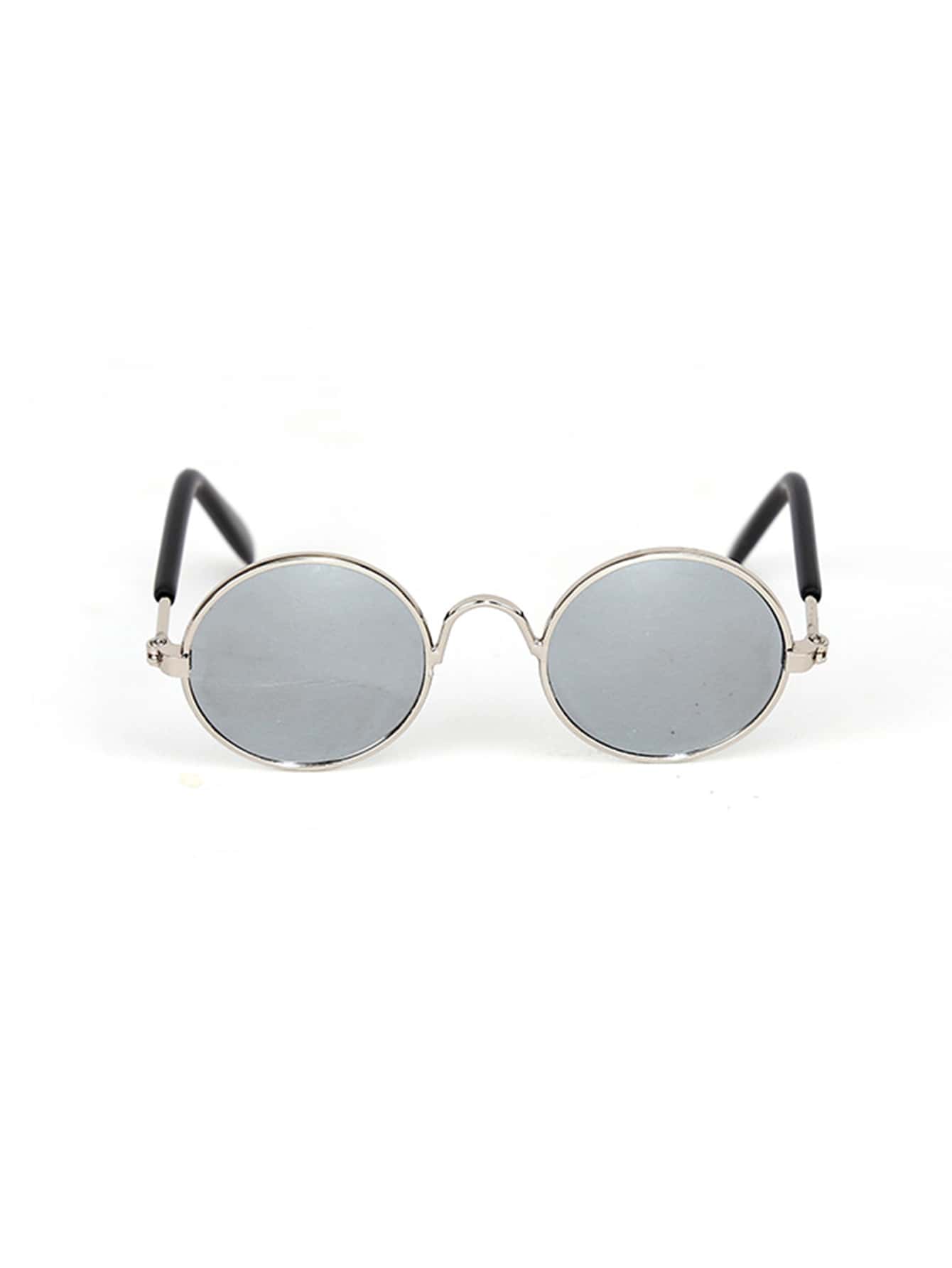 1шт круглые солнечные очки для кошек SHEIN