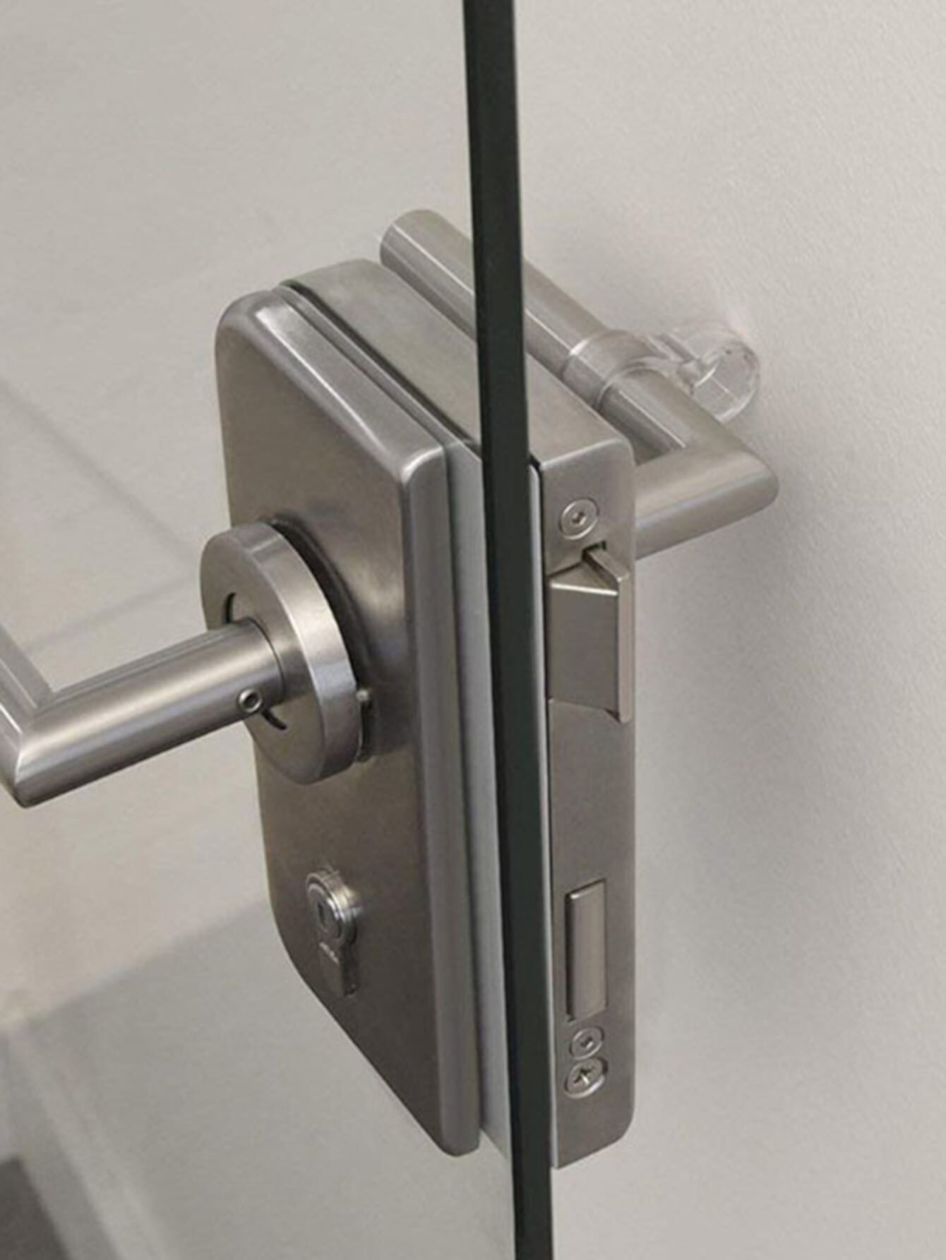 1шт Кольцо прозрачный Дверная ручка защита от столкновений SHEIN