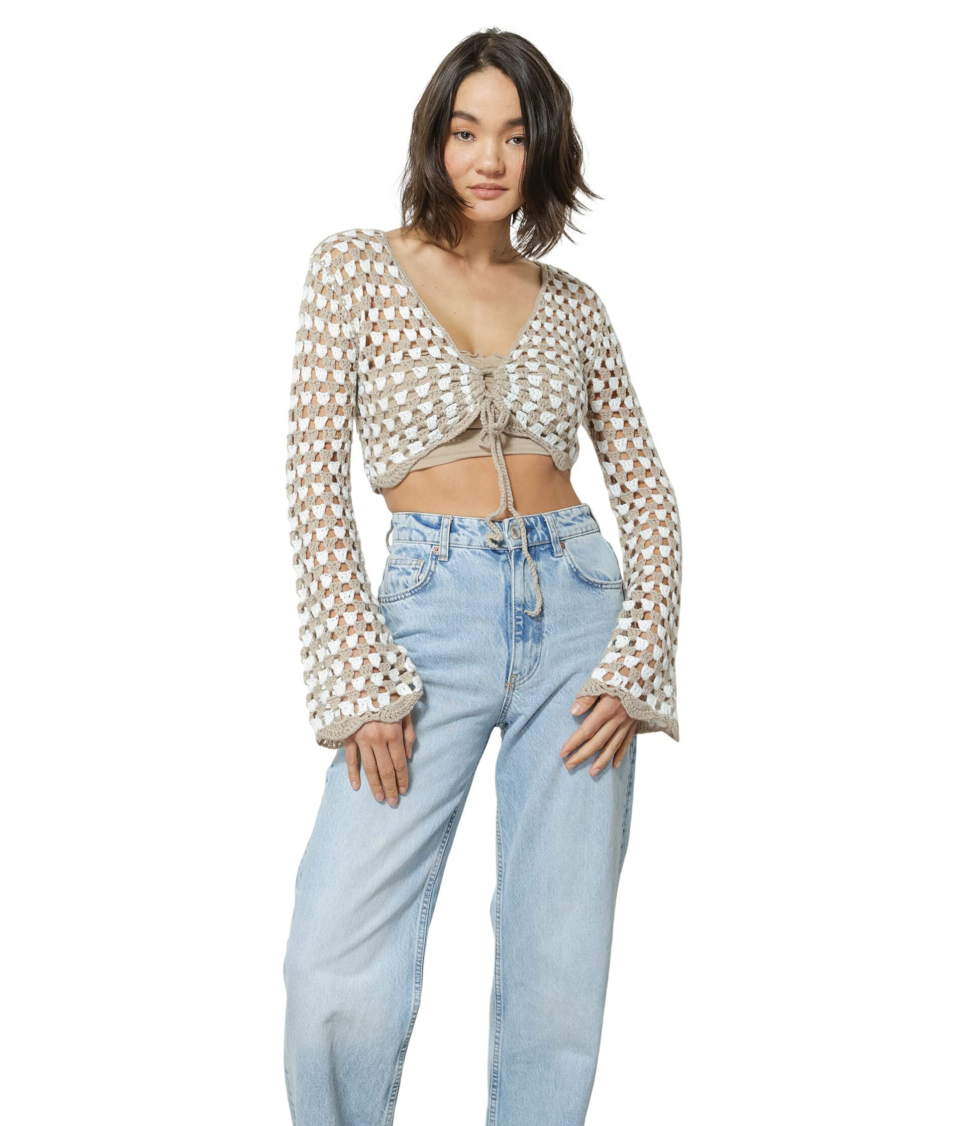 Walker Crochet Top Line and dot