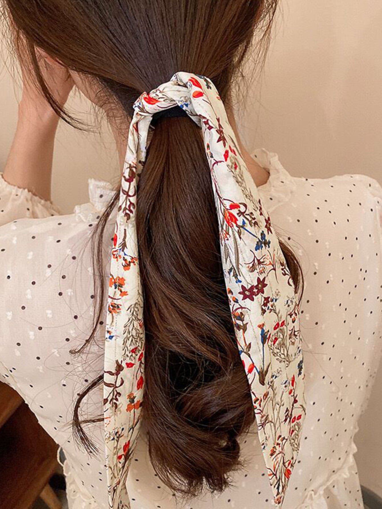 3шт Набор аксессуаров для волос с цветочным принтом SHEIN