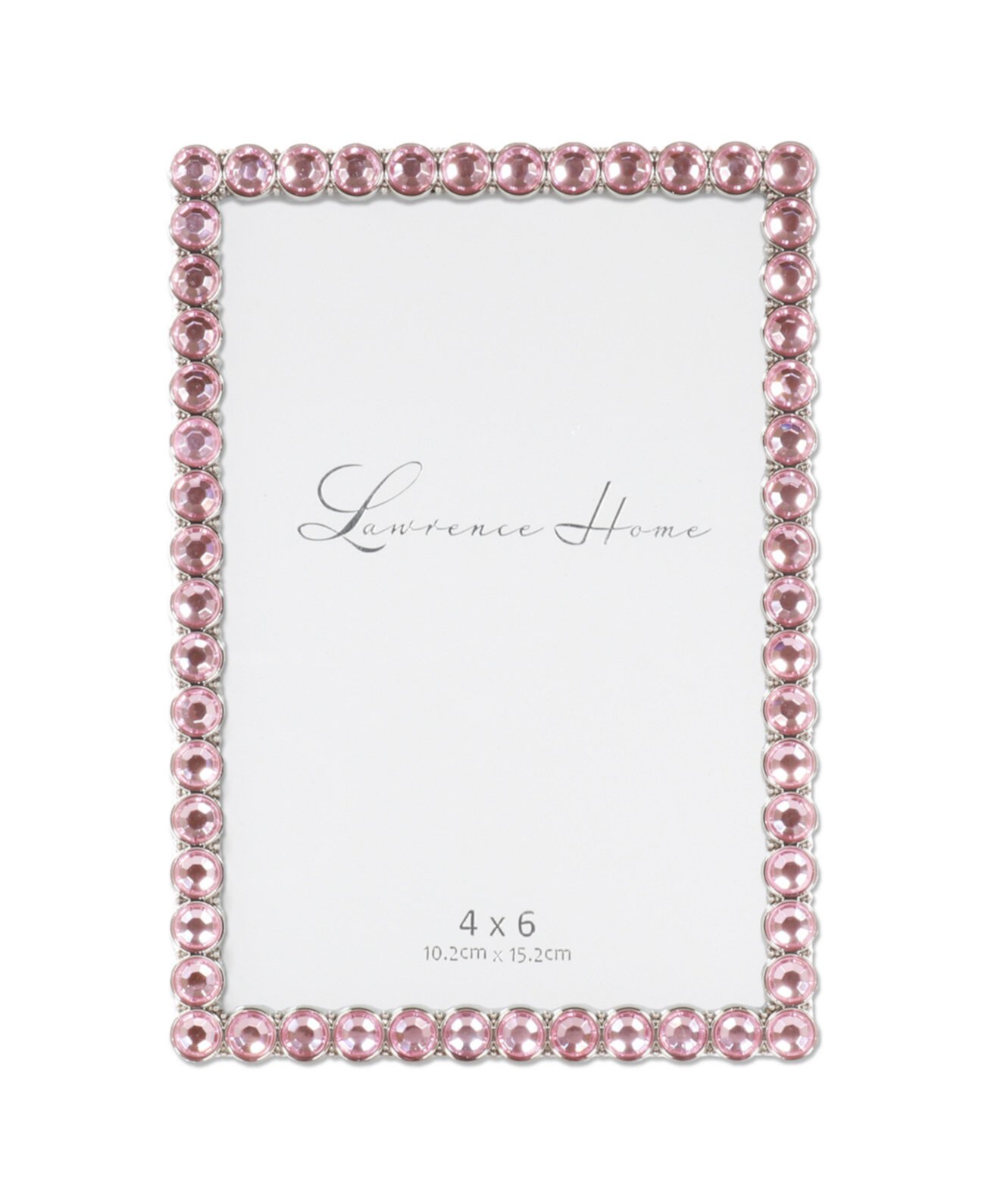 Элегантная металлическая рамка Sparkle с блестками, 10 см x 15 см Lawrence Frames