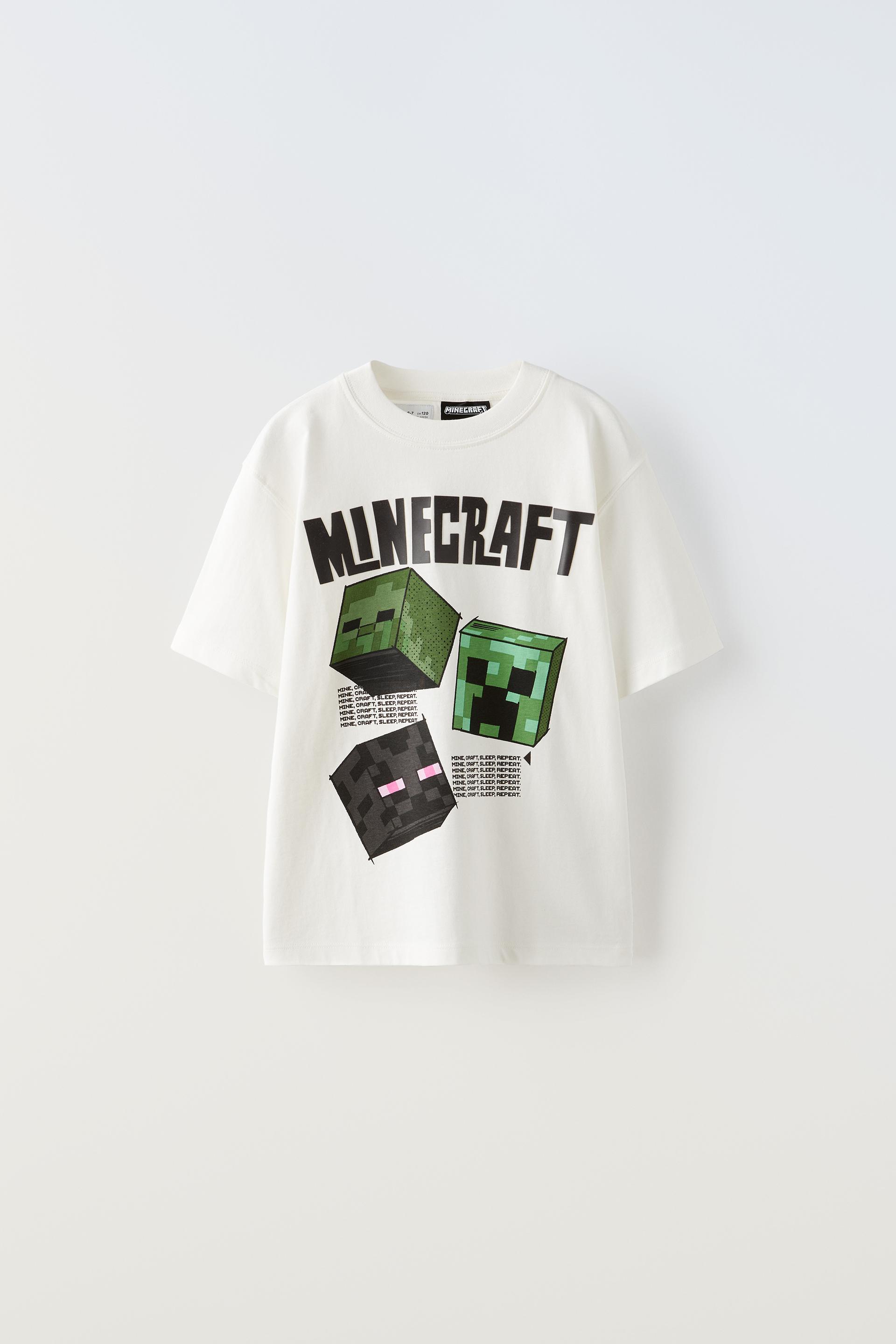 Заказать Детские футболки Футболка для детей MINECRAFT © MOJANG AB™ от ZARA  ZARA, цвет - белый, по цене 2 370 рублей на маркетплейсе Usmall.ru