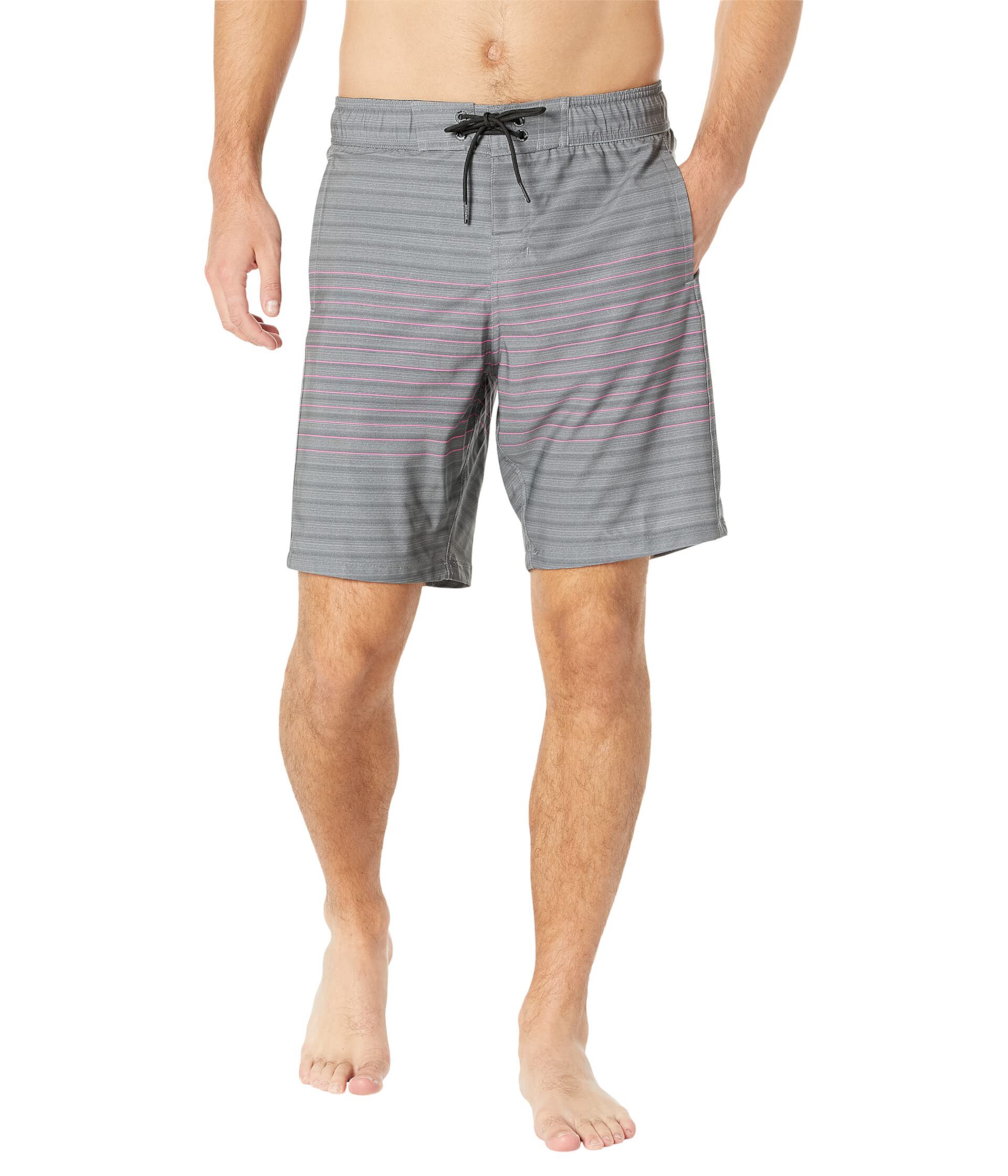 Static Stripe 19" Elastic Waist Boardshorts Spyder