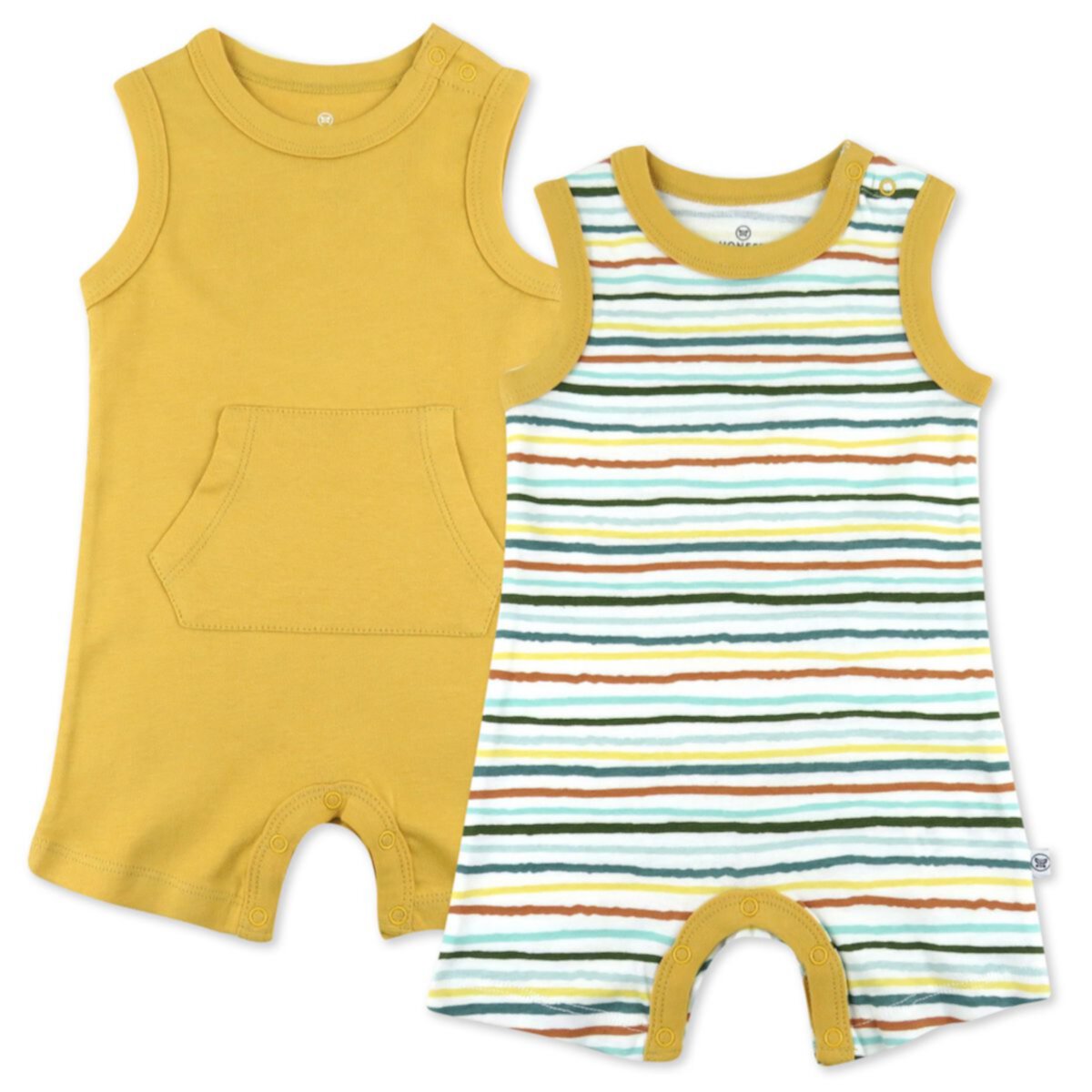 Детские комбинезоны HONEST BABY CLOTHING, 2 шт. HONEST BABY CLOTHING