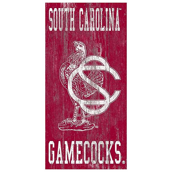 Наклейка с логотипом South Carolina Gamecocks для стены, 30 x 15 см, из МДФ Fan Creations