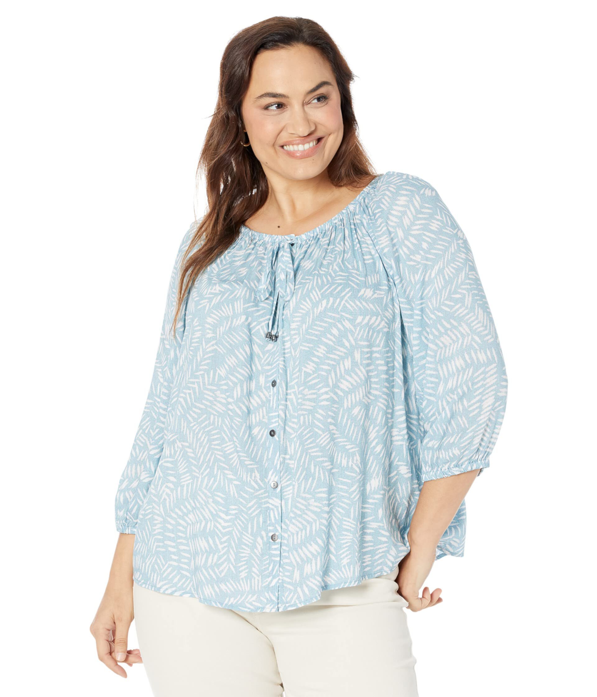 Plus Size In Stitches Top Nic+Zoe