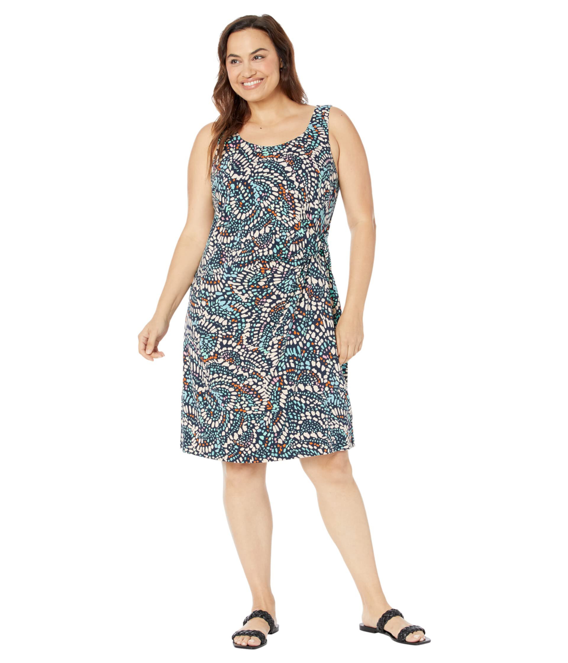 Plus Size Mosaic Dots Dress Nic+Zoe