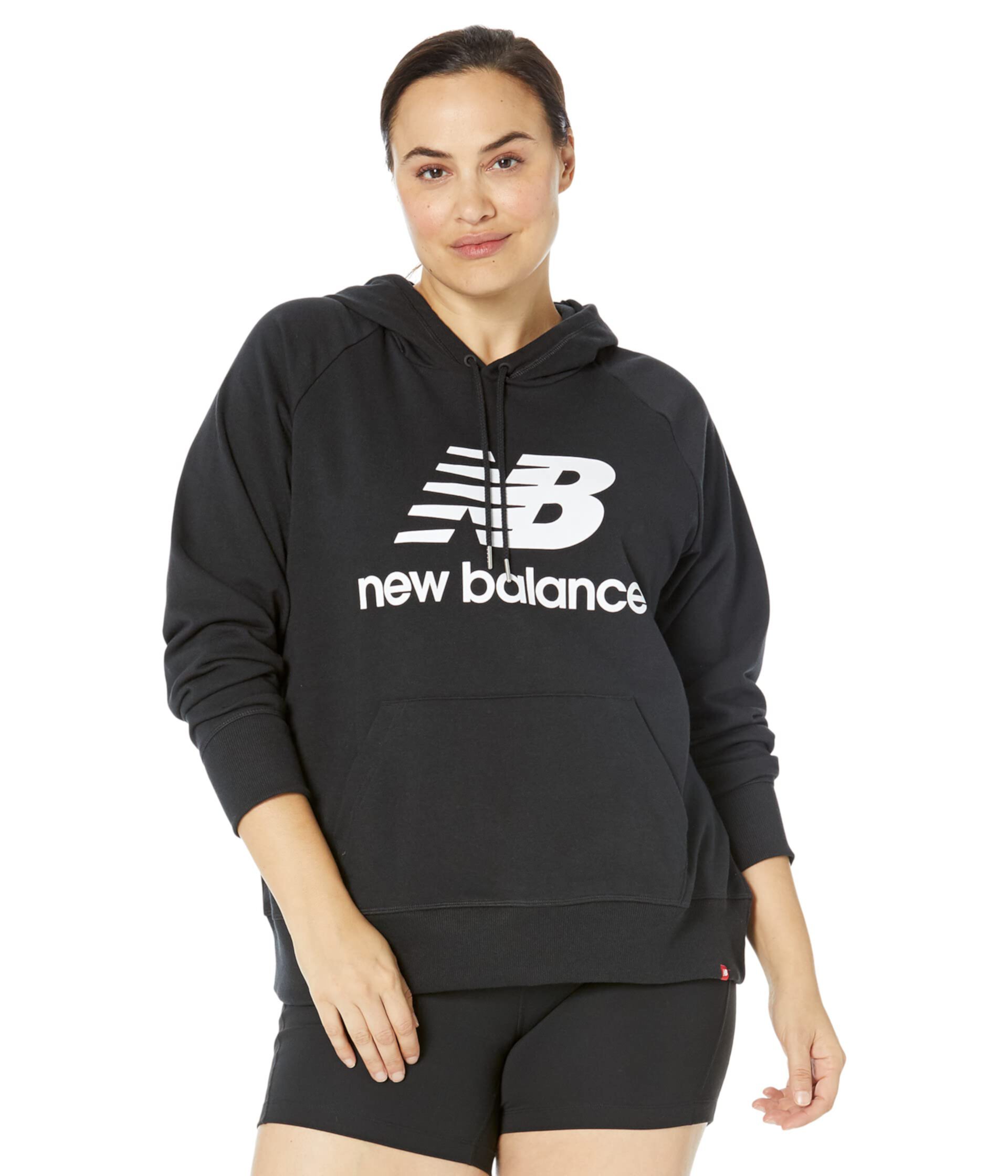 Женский пуловер с капюшоном Plus Size Essentials New Balance New Balance