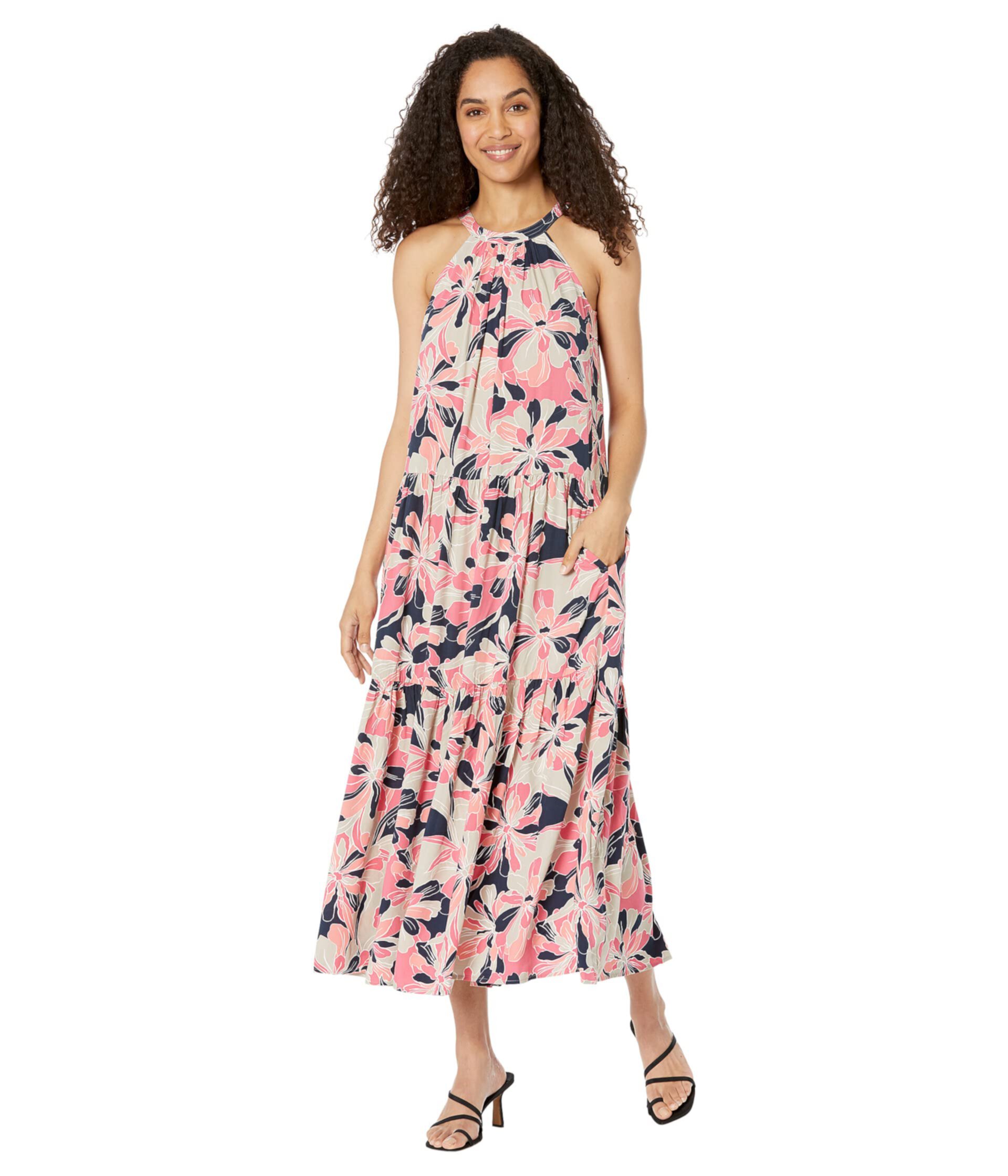 Макси-платье с цветочным принтом Tommy Hilfiger