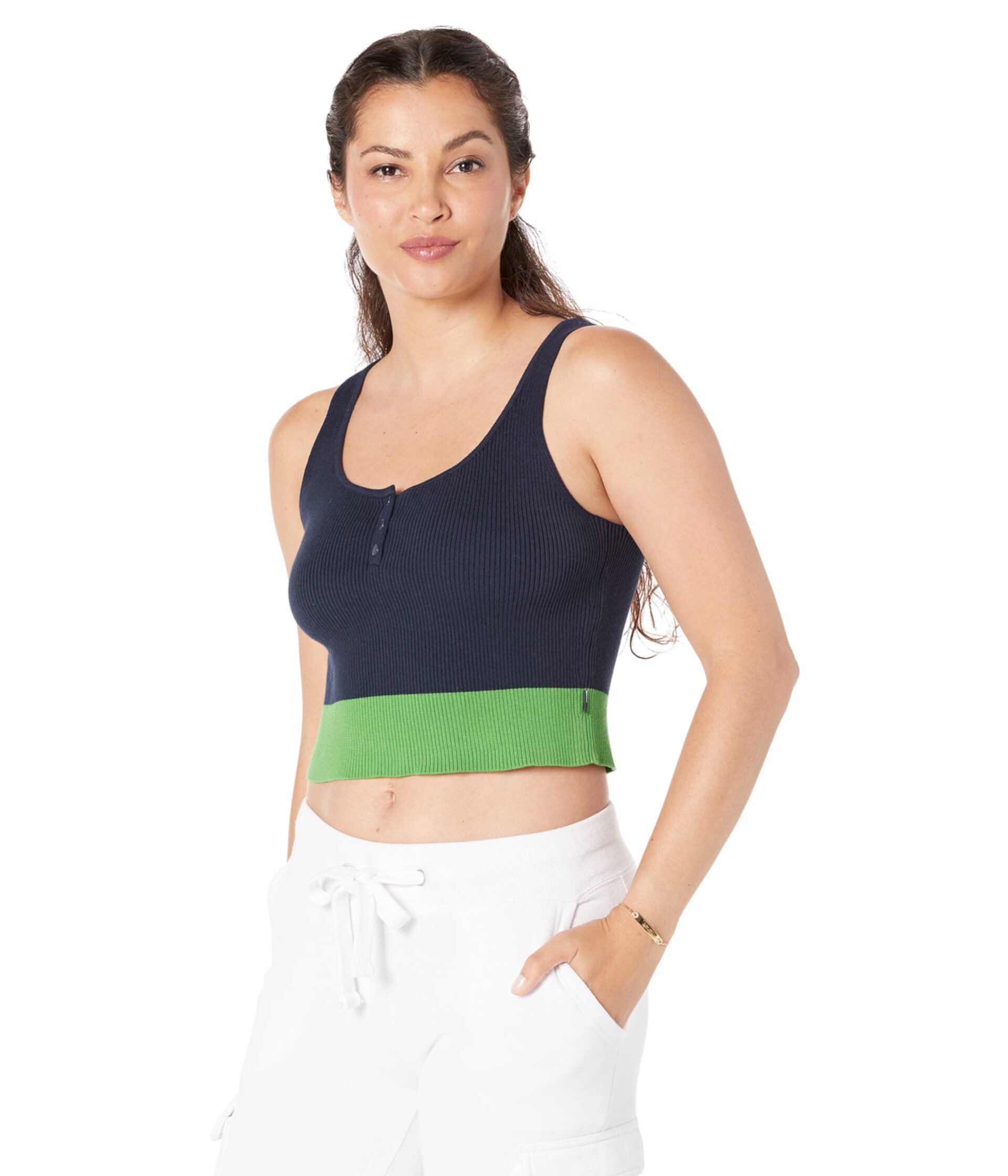 Женская Свитер Tommy Jeans Crop Color-Block Tommy Jeans