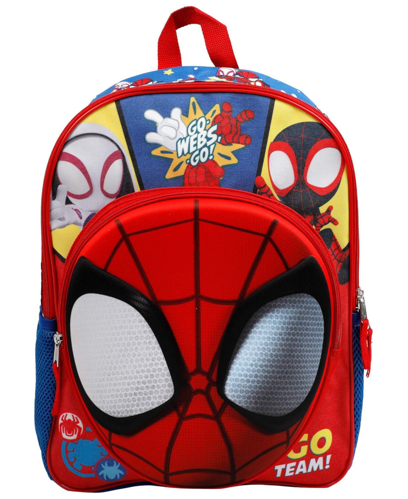 Рюкзак Spiderman 16 дюймов с формованным лицом BIOWORLD