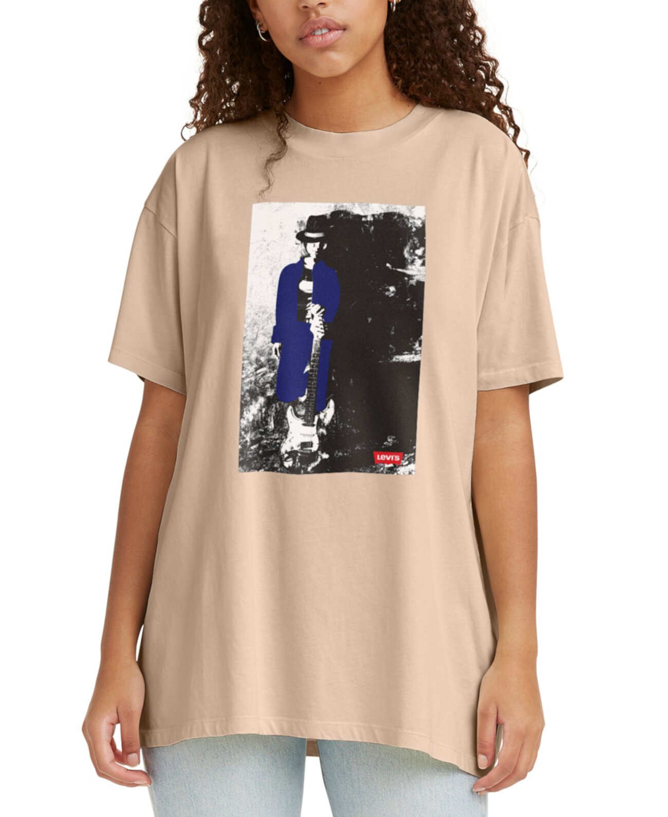 Женская хлопковая футболка с графическим принтом Levi's®