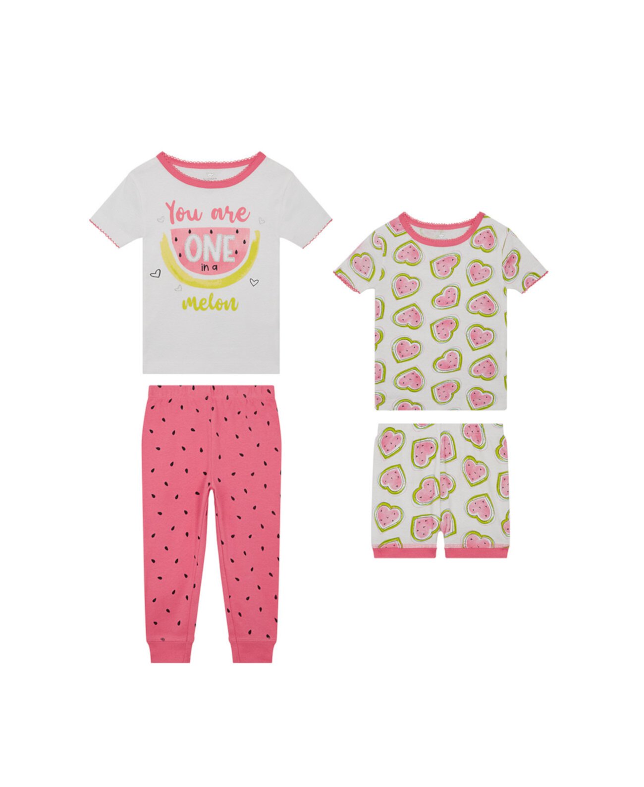 Одежда для сна для новорожденных девочек, комплект из 4 предметов Koala baby