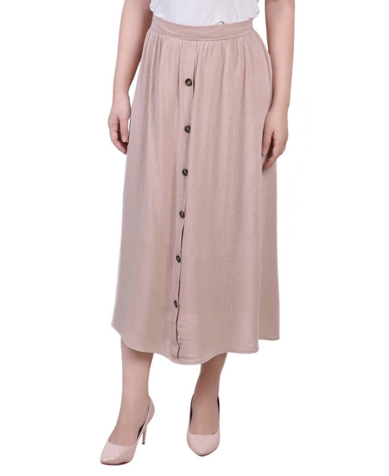 Женская юбка трапециевидной формы до колен NY Collection