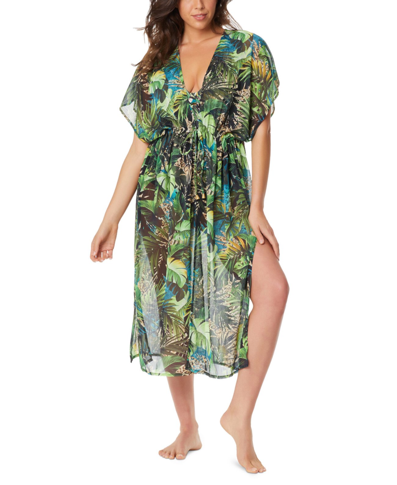 Женское пляжное платье Beyond Swim с разрезом и принтом Beyond Lopez Beyond Control