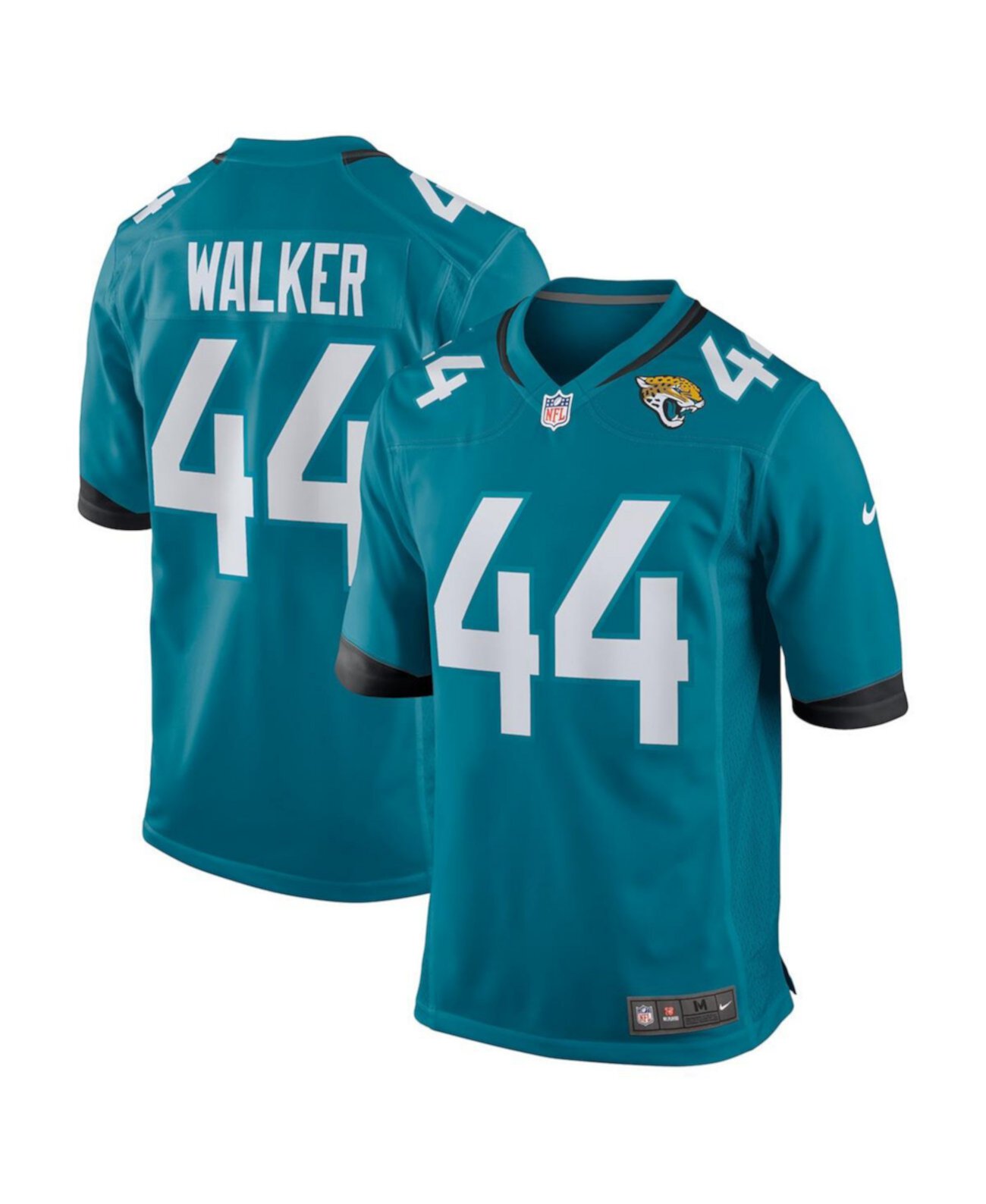 Men's Travon Walker Teal Jacksonville Jaguars Prowler Throwback Player Game Jersey Nike