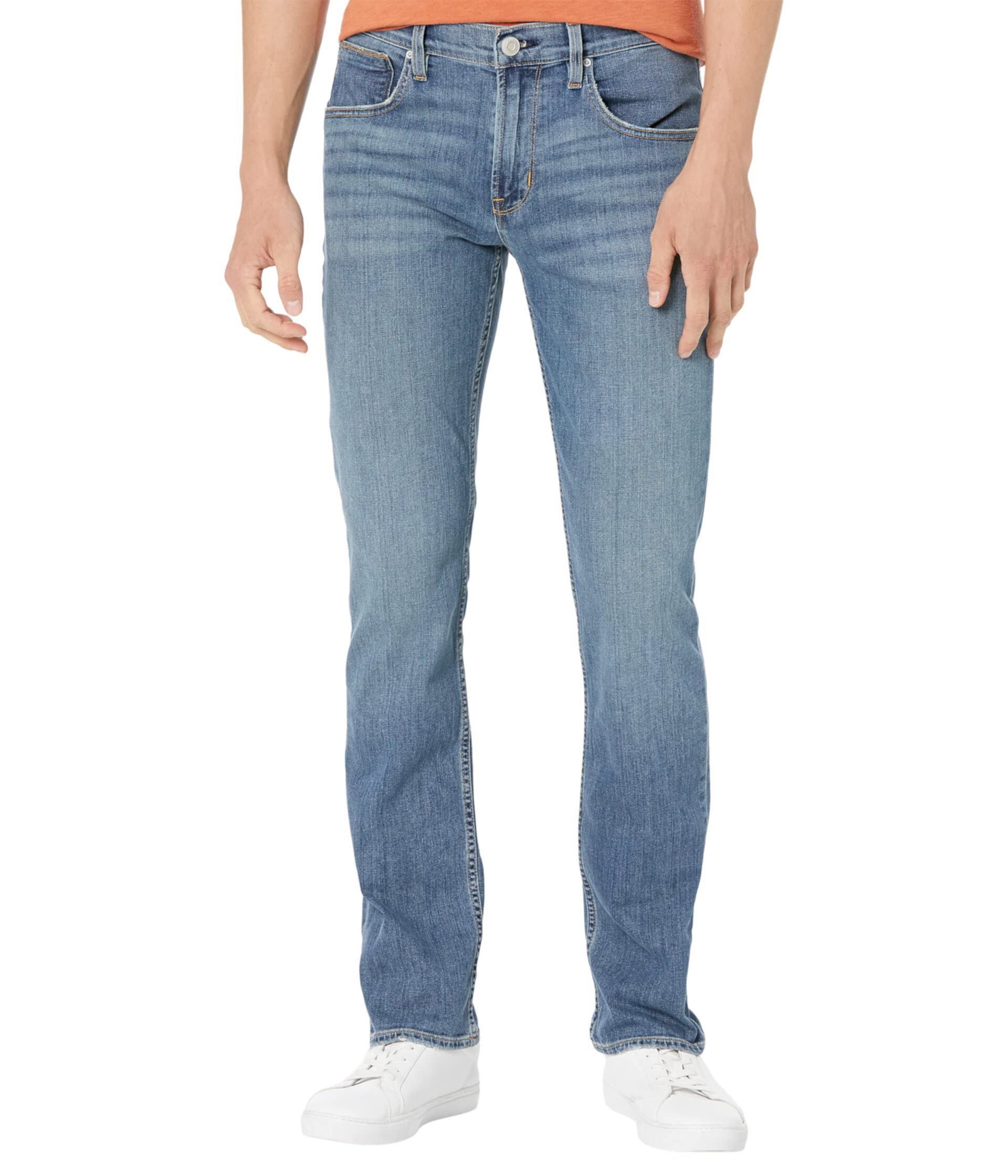 Byron Slim Straight Zip Fly in Crossroads Hudson Jeans