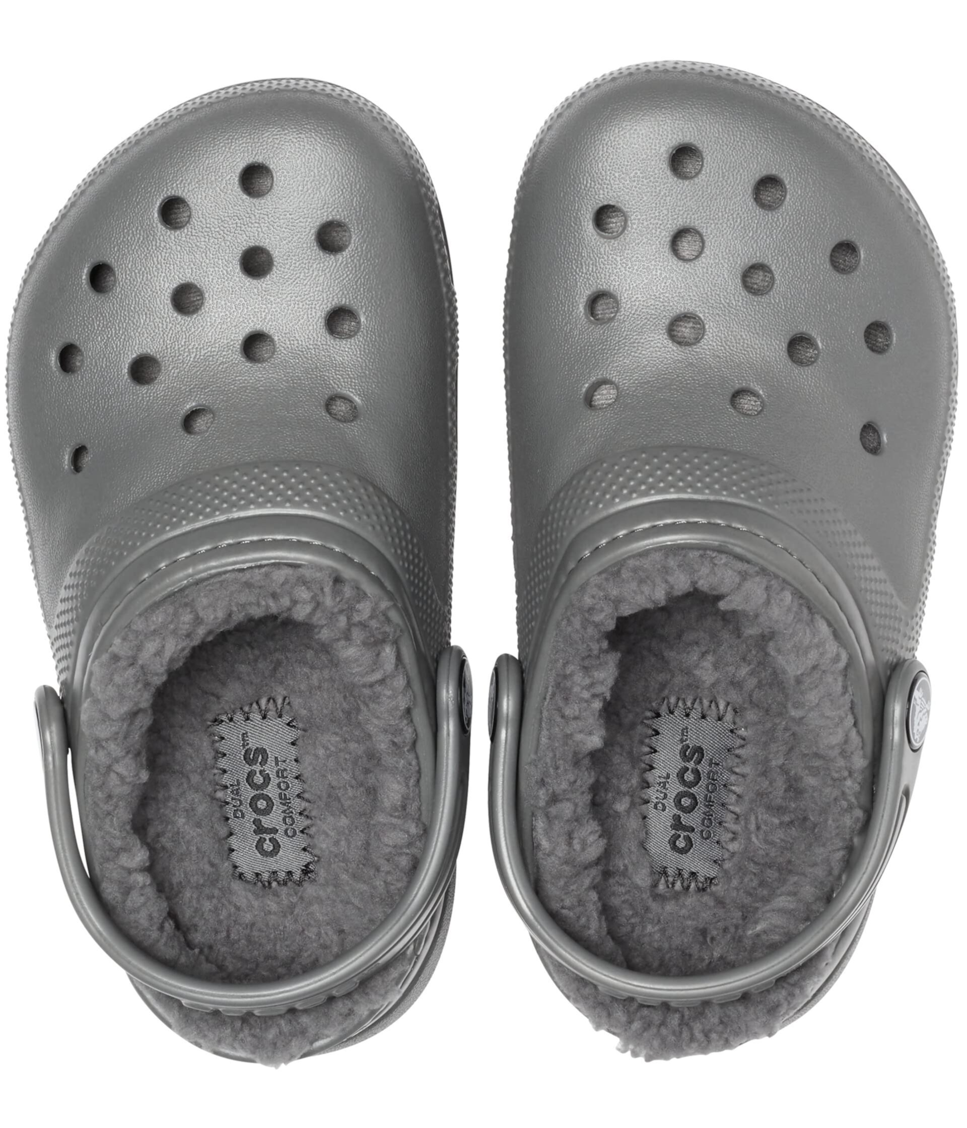 Классические сабо на подкладке (маленький/большой ребенок) Crocs