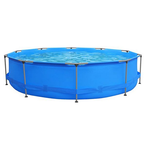 JLeisure Avenli Frame Round 12' 30&#34; Tall 1,617 Gal Easy Assembly Swimming Pool JLeisure