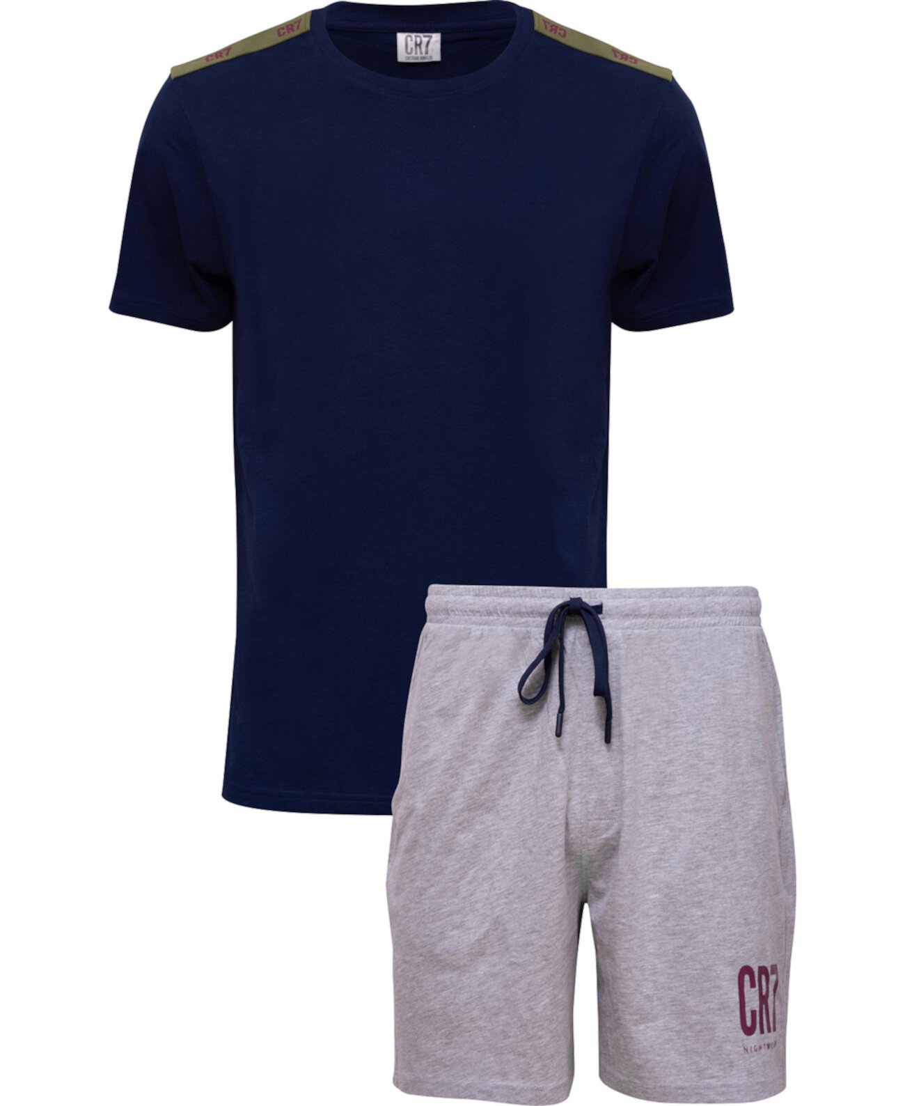 Мужская одежда для отдыха, футболка и шорты, комплект из 2 предметов CR7