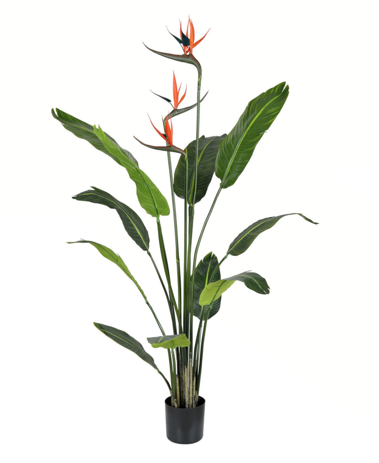 4' Artificial Potted Bird of Paradise Palm Tree Vickerman